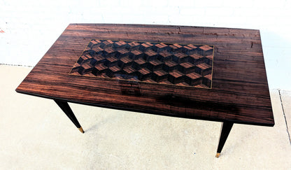 Mid Century French Modern Lacquered Dining Table