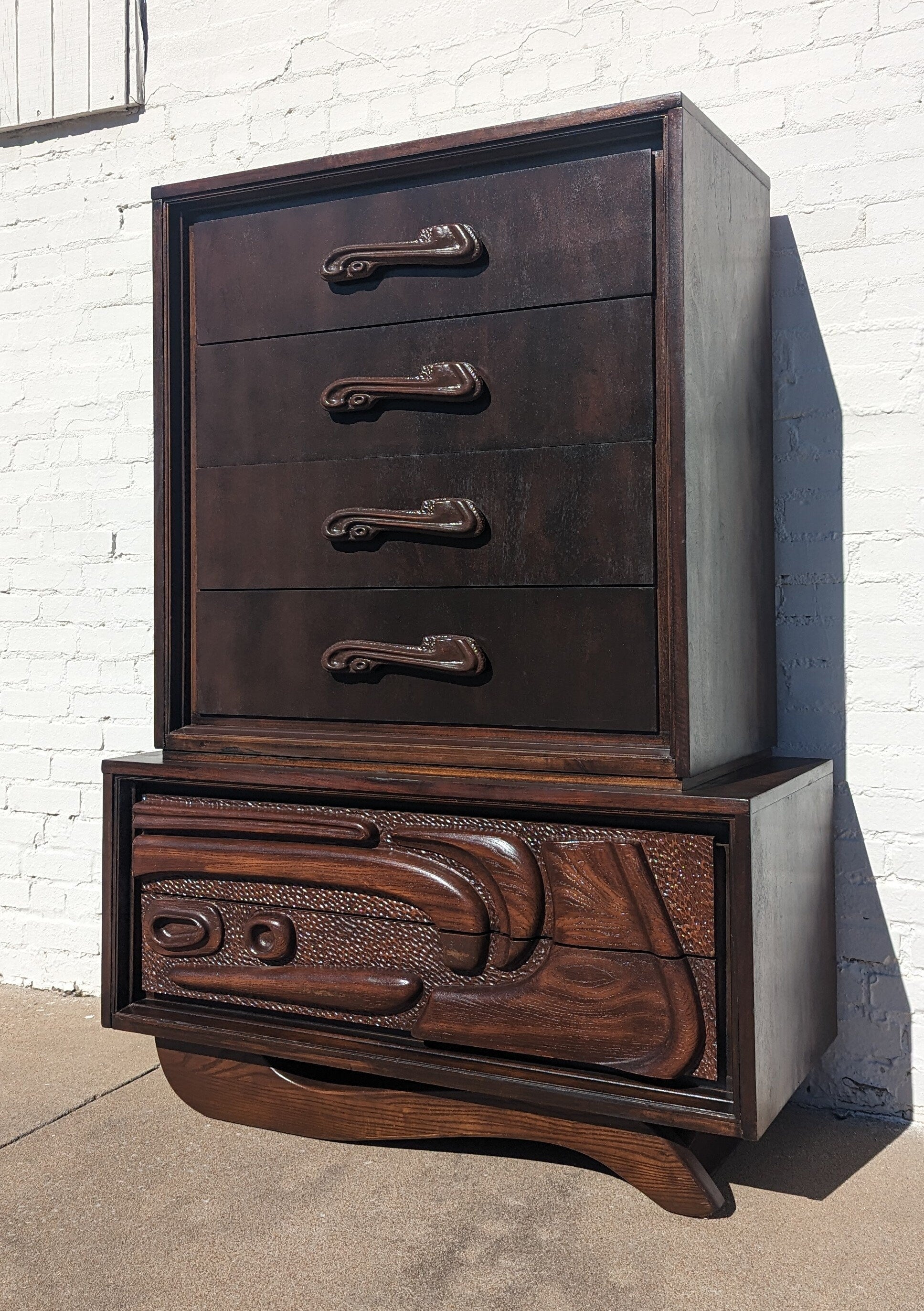 Mid Century Modern Pulaski Oceanic Dresser