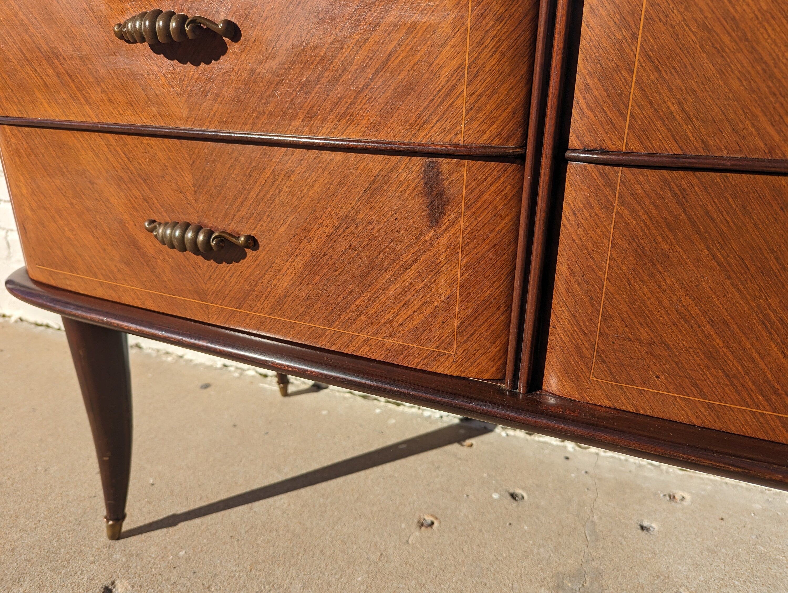 Mid Century Italian Modern Dresser Style of Paolo Buffa