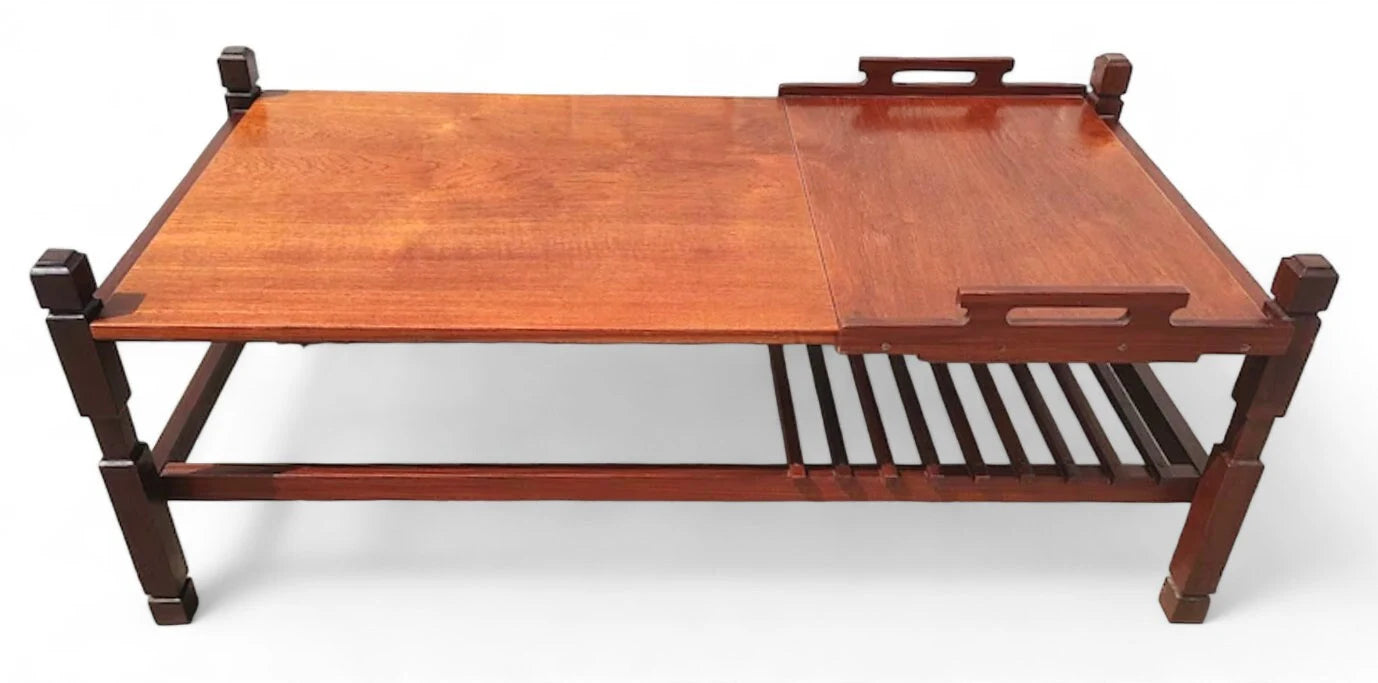 Mid Century Modern Italian Modern Teak Coffee Table