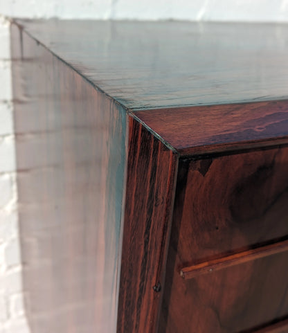 Mid Century Italian Modern Rosewood Cabinet