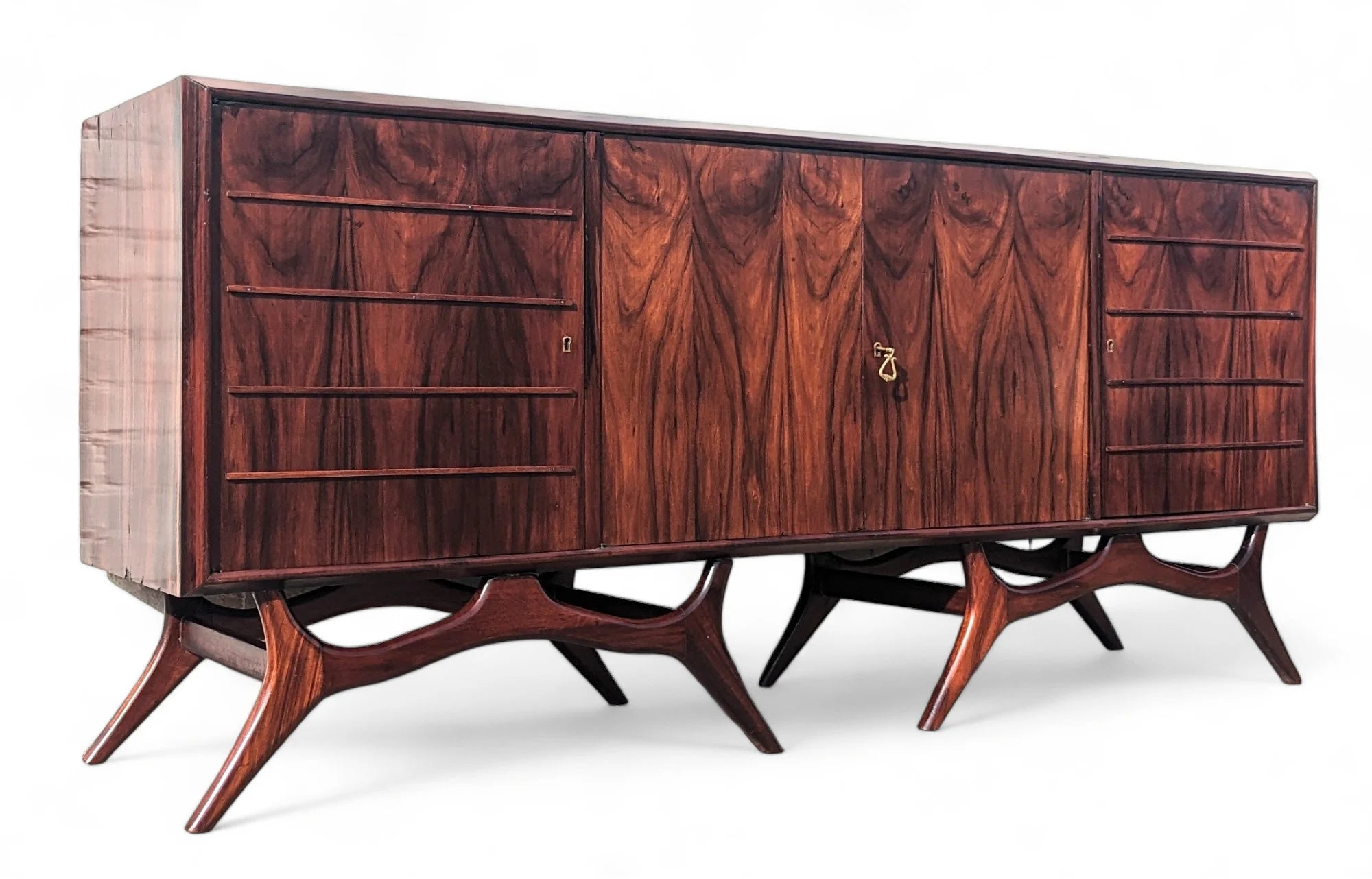 Mid Century Italian Modern Rosewood Cabinet