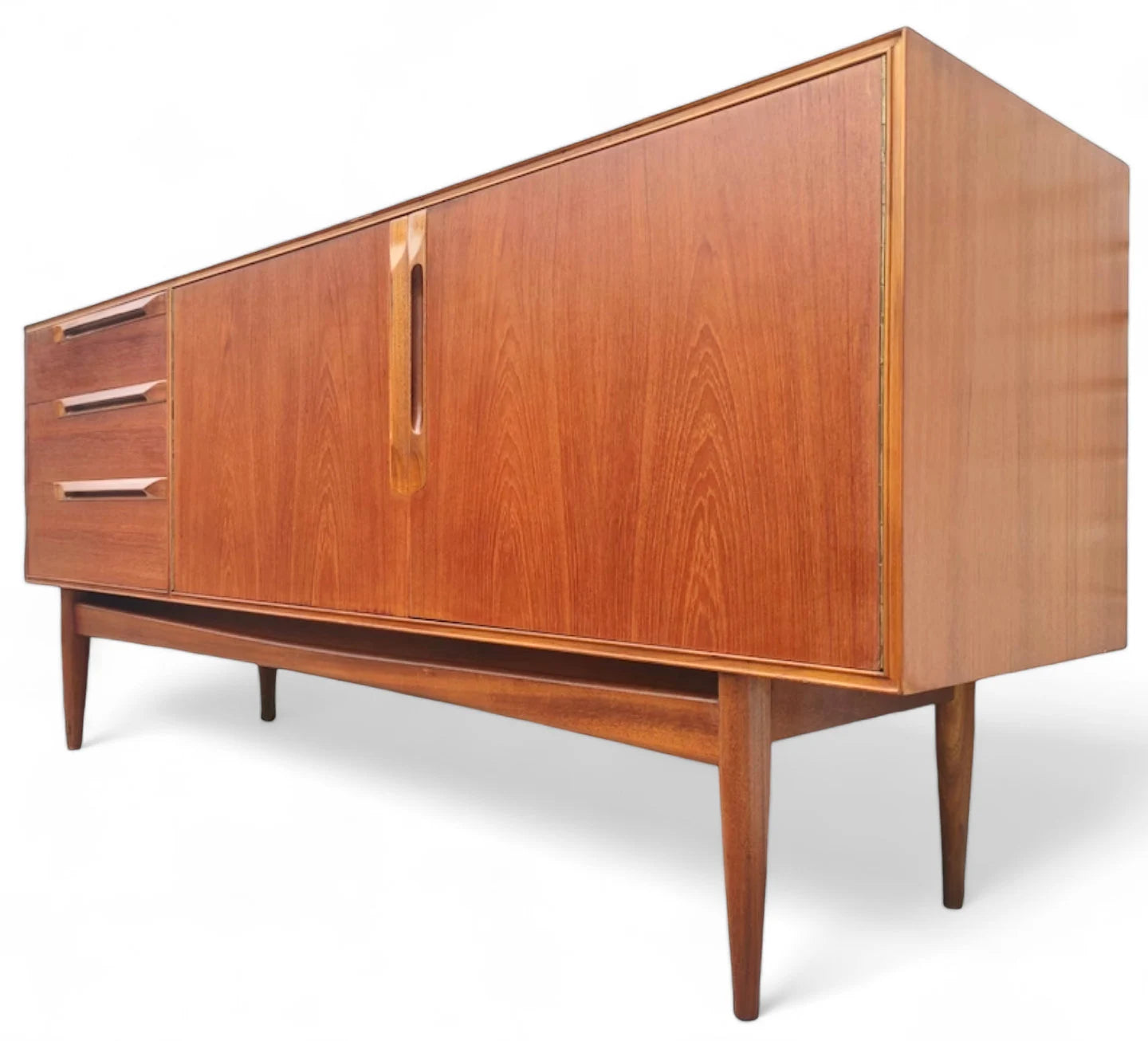 Mid Century Modern Danish Inspired Teak Credenza