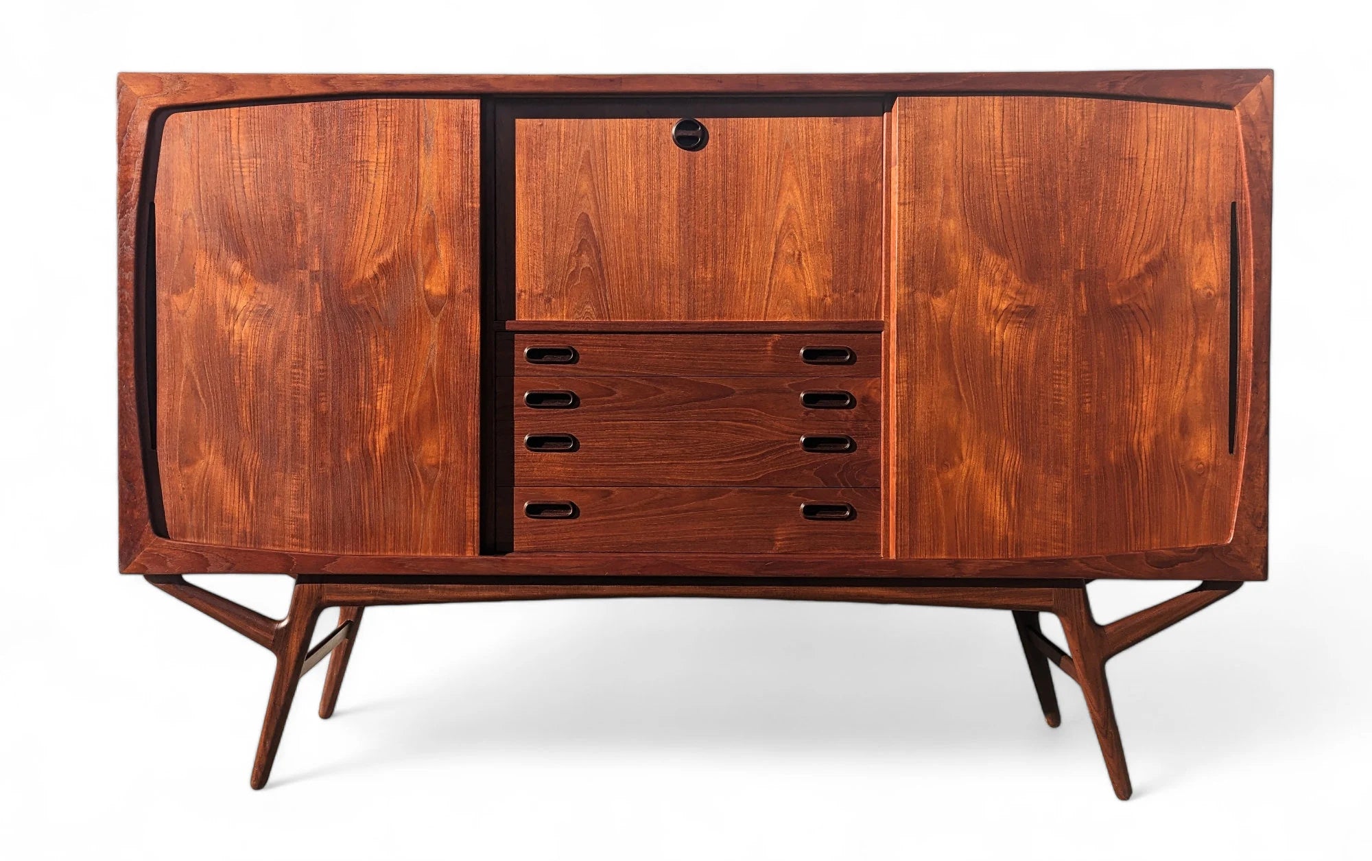 Mid Century Danish Modern Kurt Ostervig Cocktail Cabinet