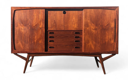 Mid Century Danish Modern Kurt Ostervig Cocktail Cabinet