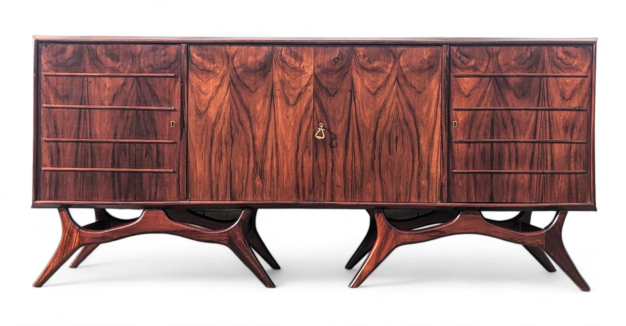 Mid Century Italian Modern Rosewood Cabinet