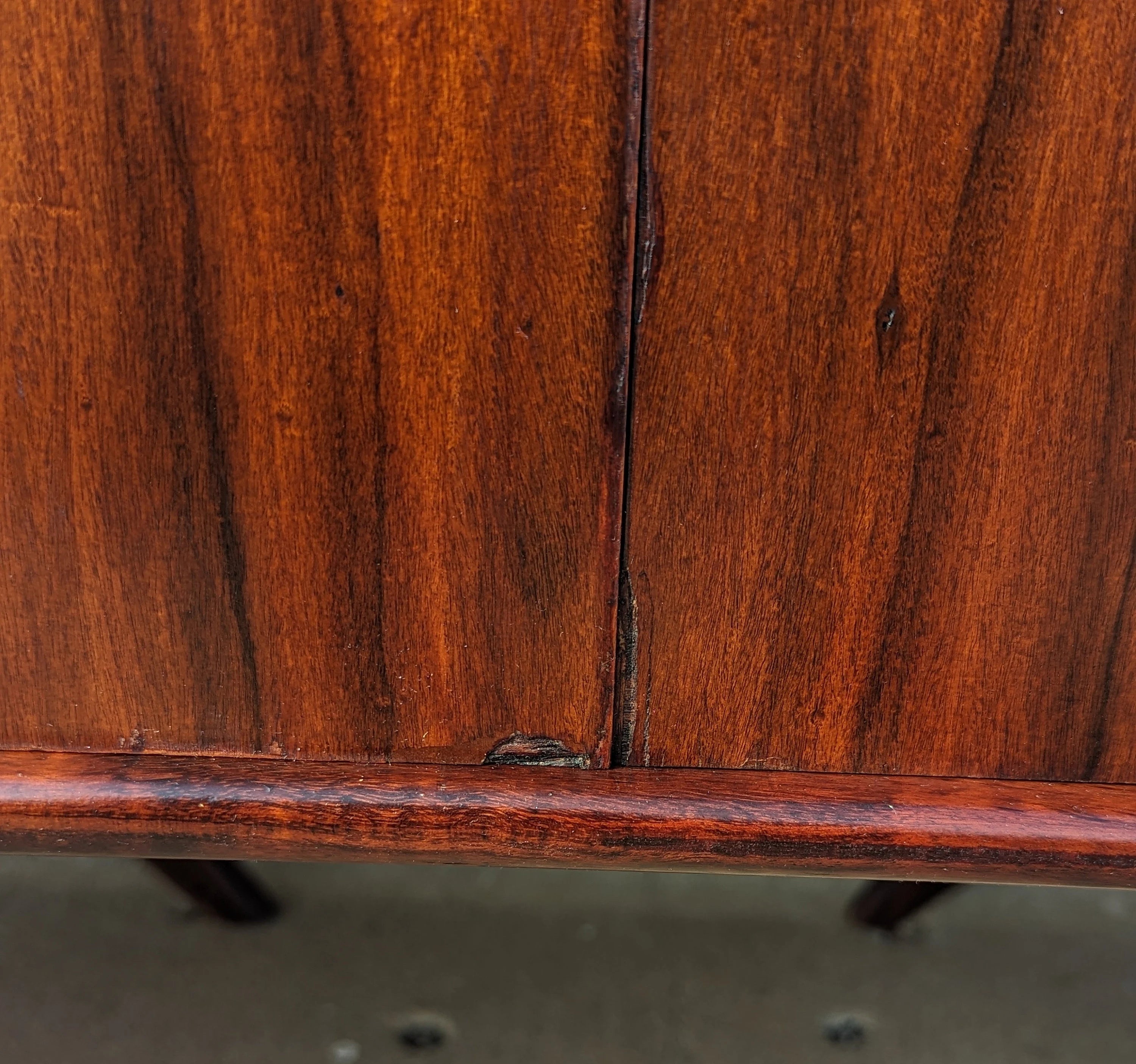 Mid Century Italian Modern Rosewood Cabinet