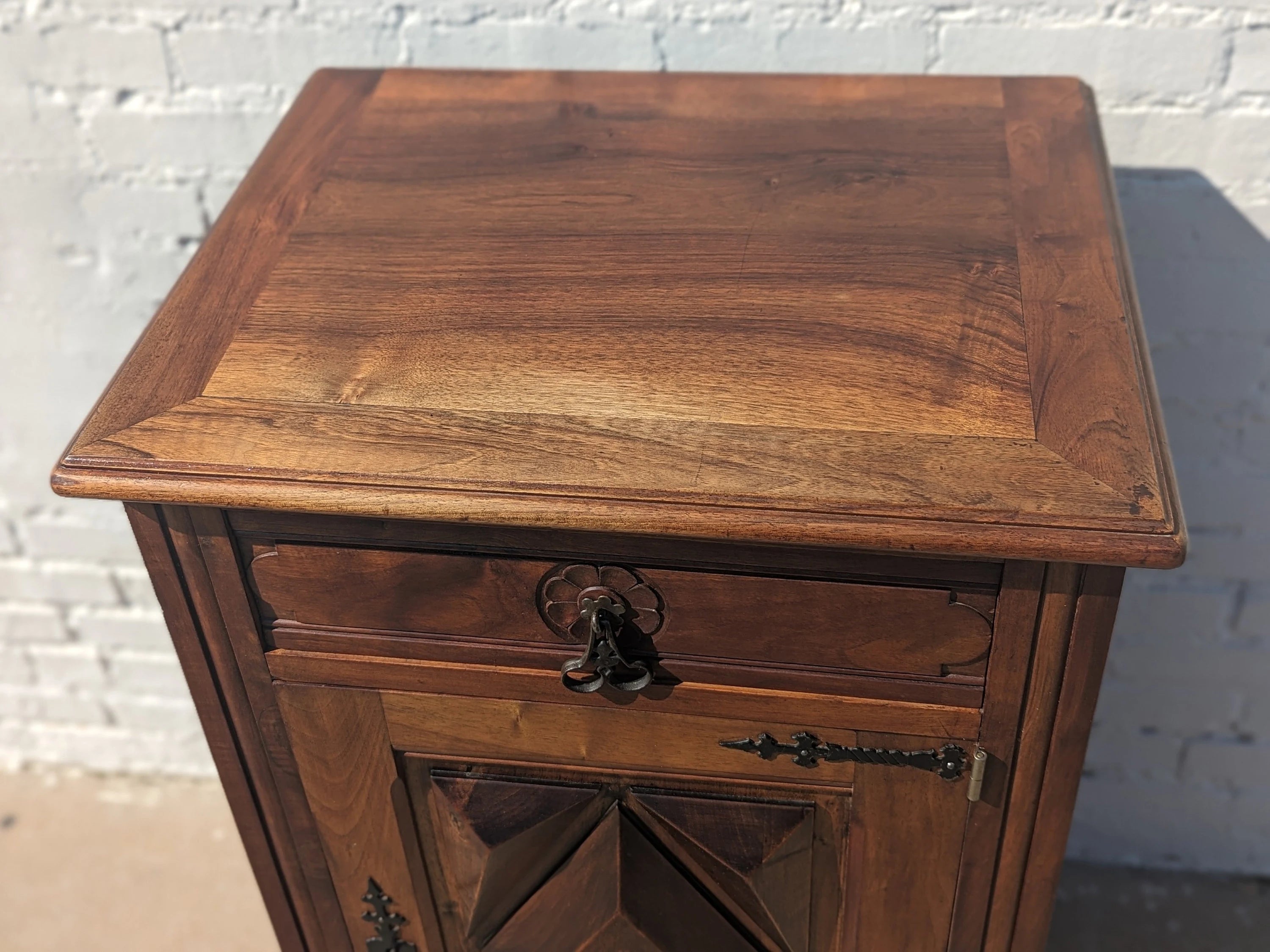 French Carved Oak Preserves Cabinet