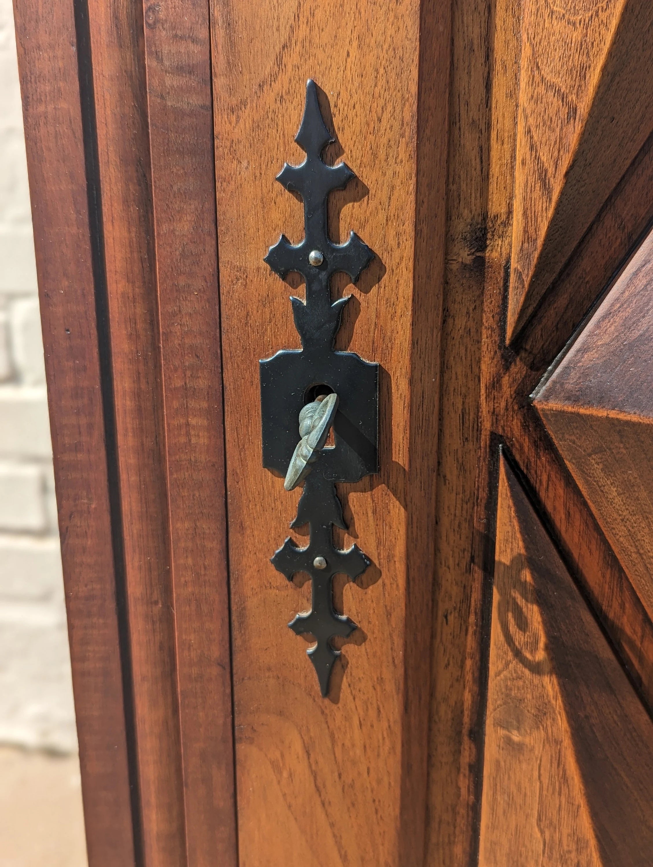 French Carved Oak Preserves Cabinet