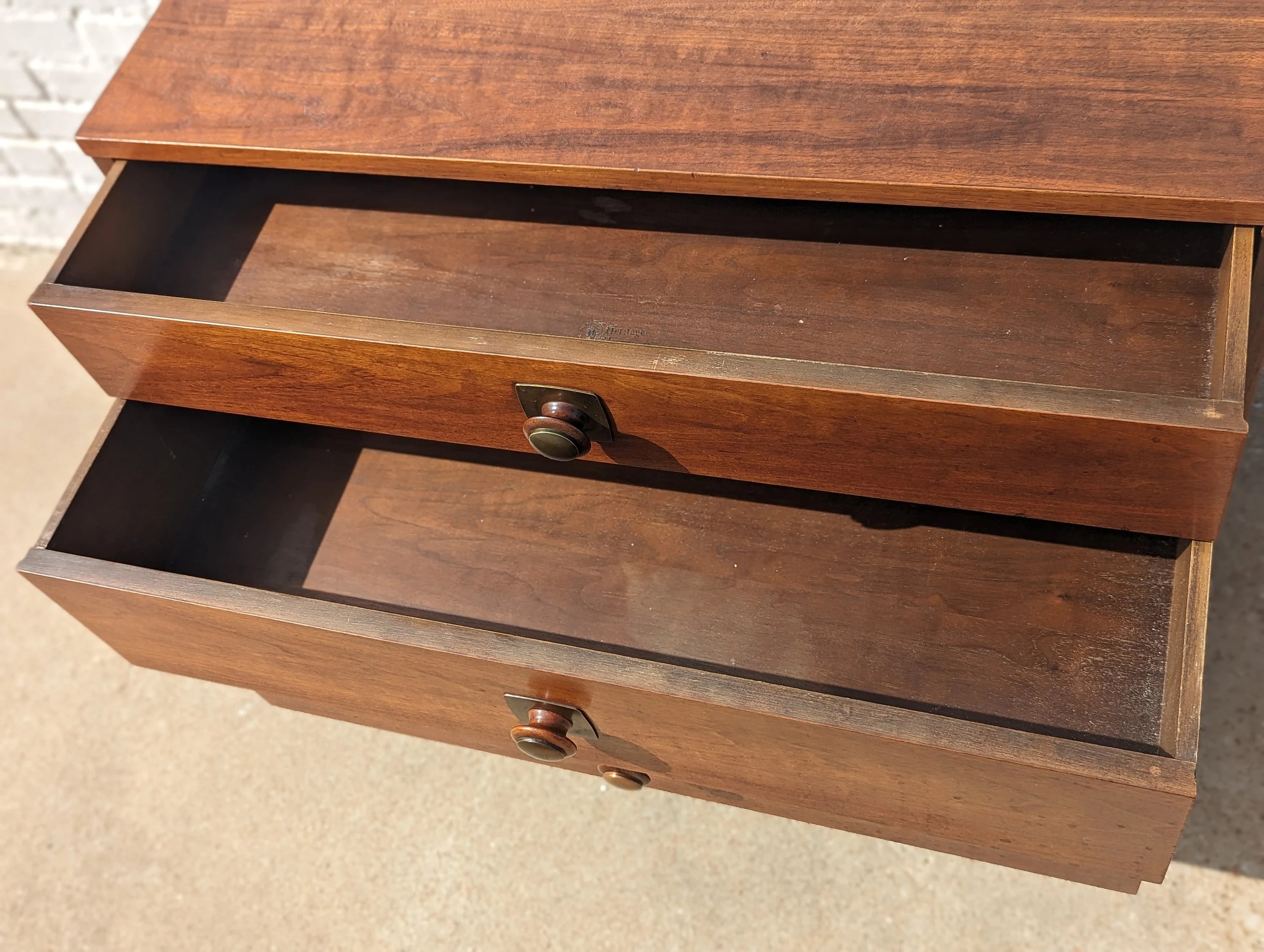 Mid Century Modern Henredon Walnut Cabinet
