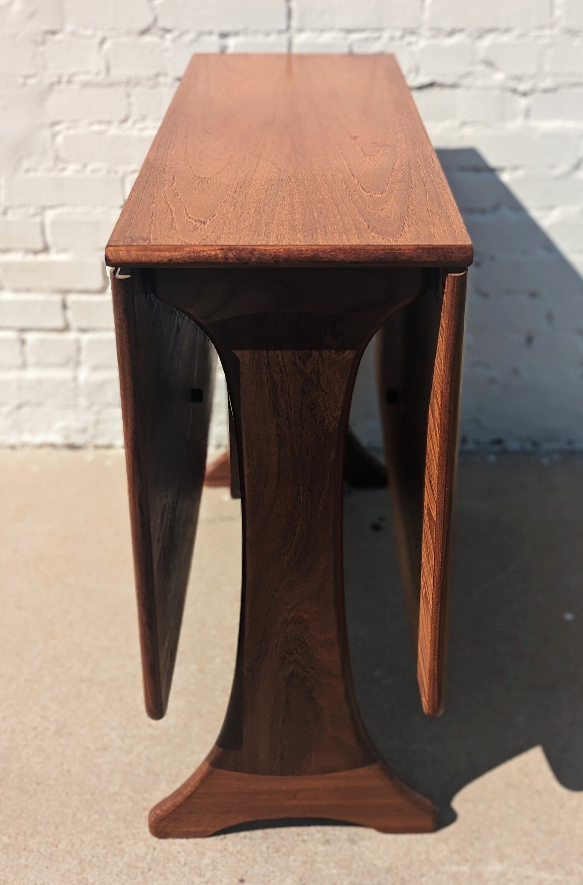 Mid Century Modern G Plan Drop Leaf Dining Table