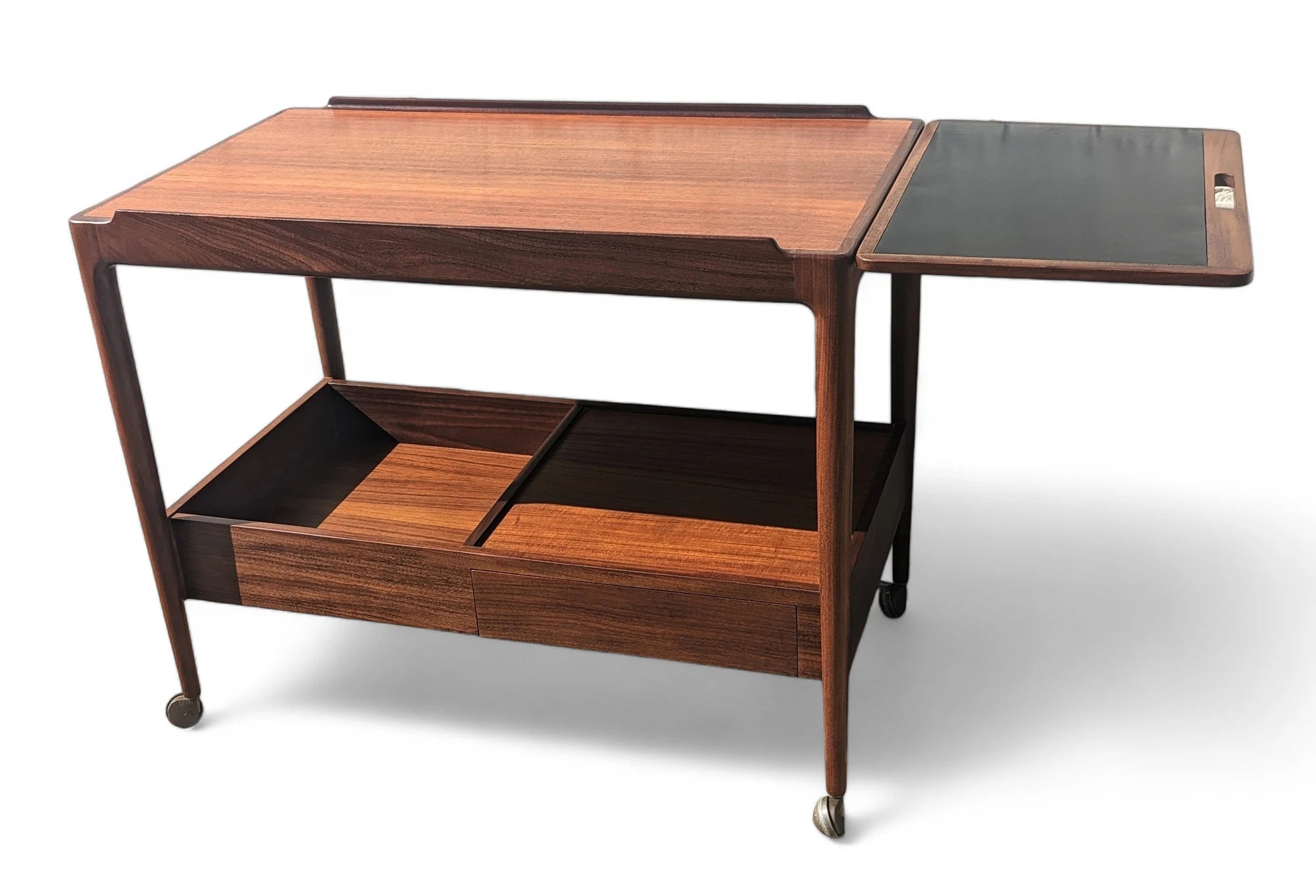 Mid Century Modern G Plan Kofod Larsen Rolling Barcart