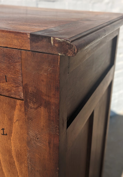 French Carved Oak Preserves Cabinet