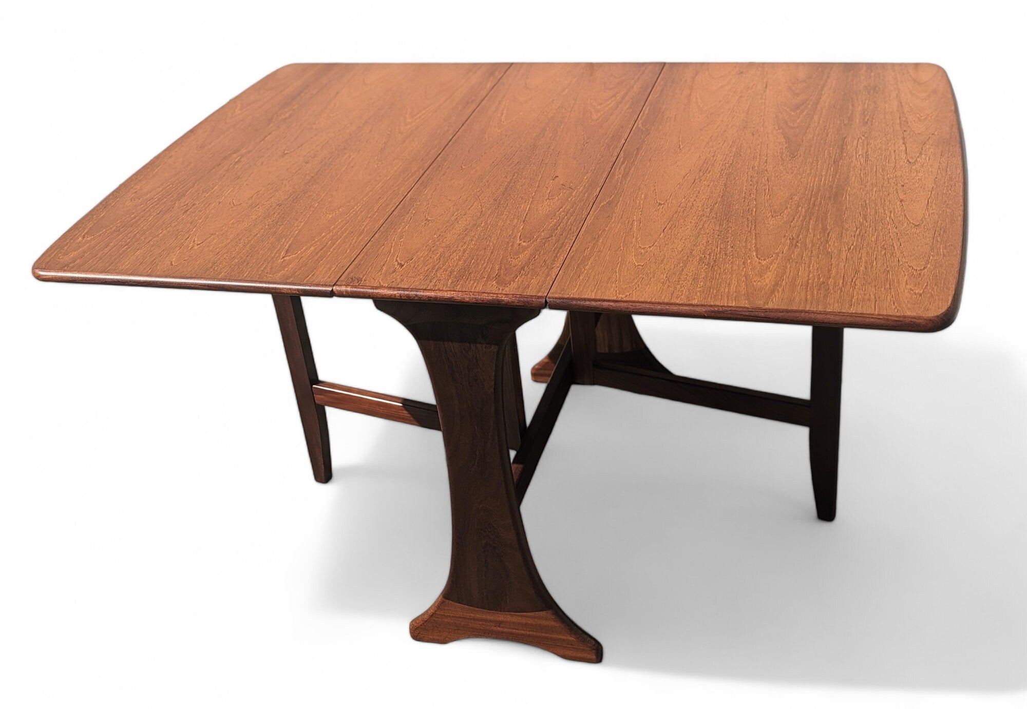Mid Century Modern G Plan Drop Leaf Dining Table