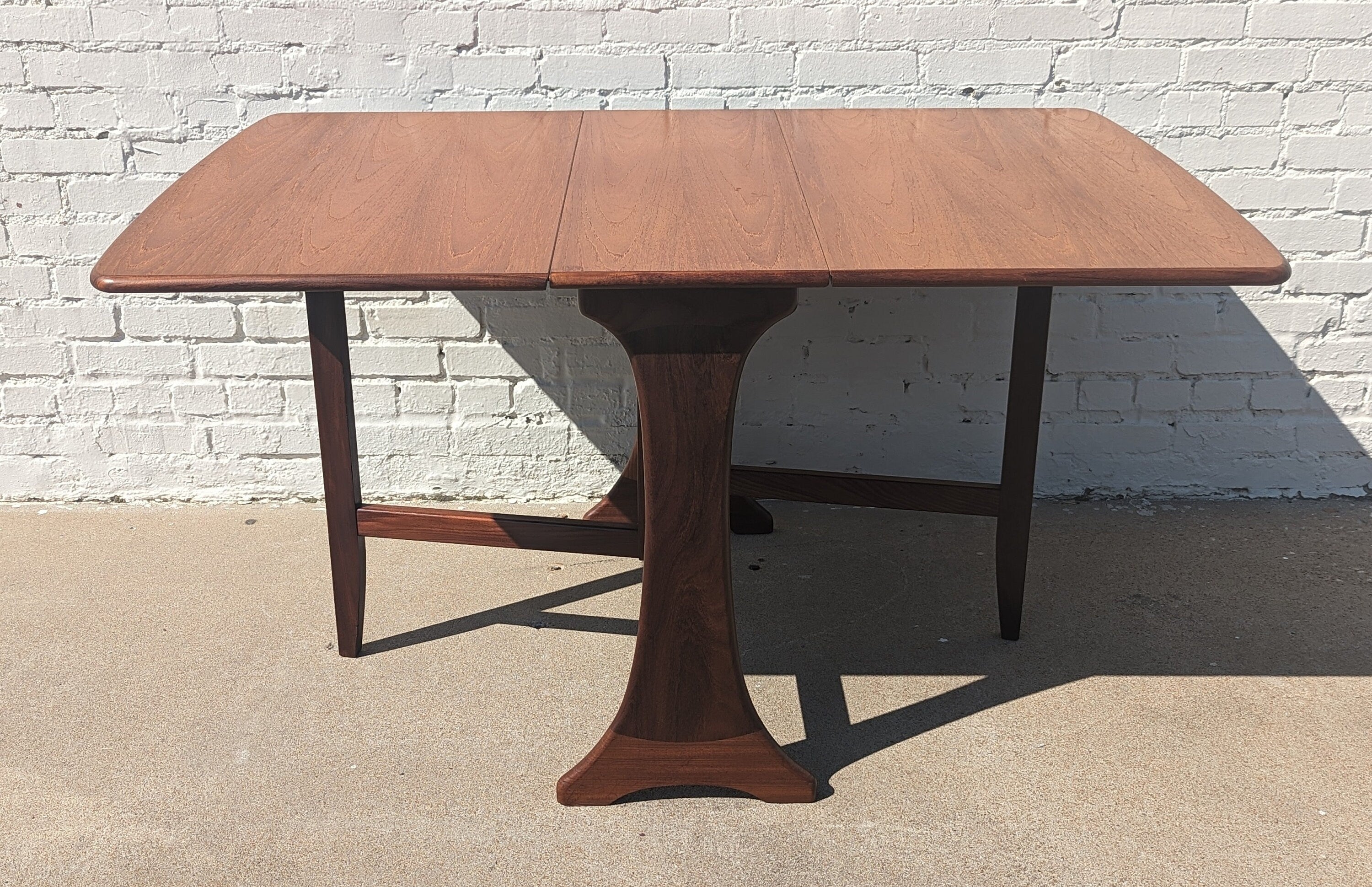 Mid Century Modern G Plan Drop Leaf Dining Table