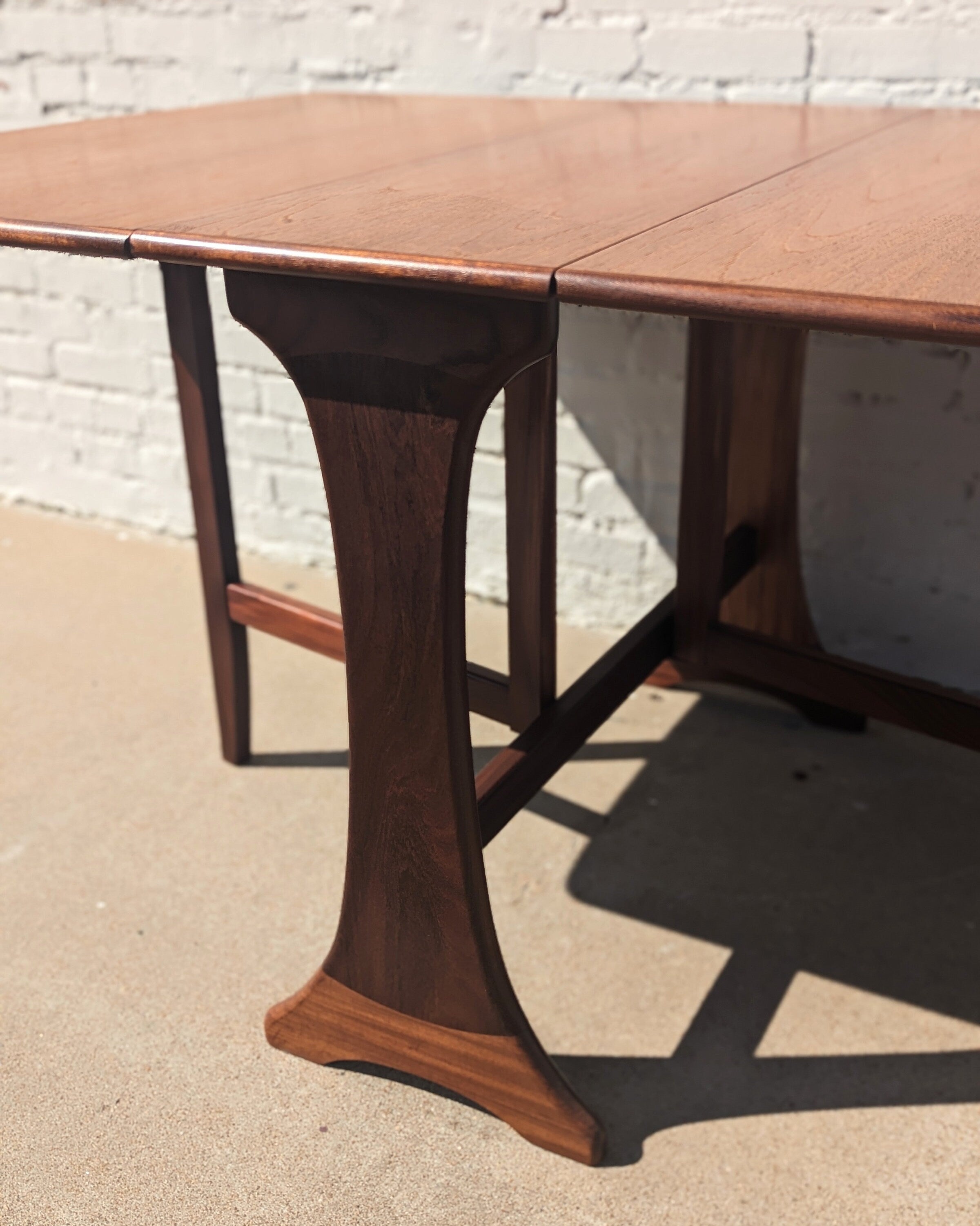 Mid Century Modern G Plan Drop Leaf Dining Table