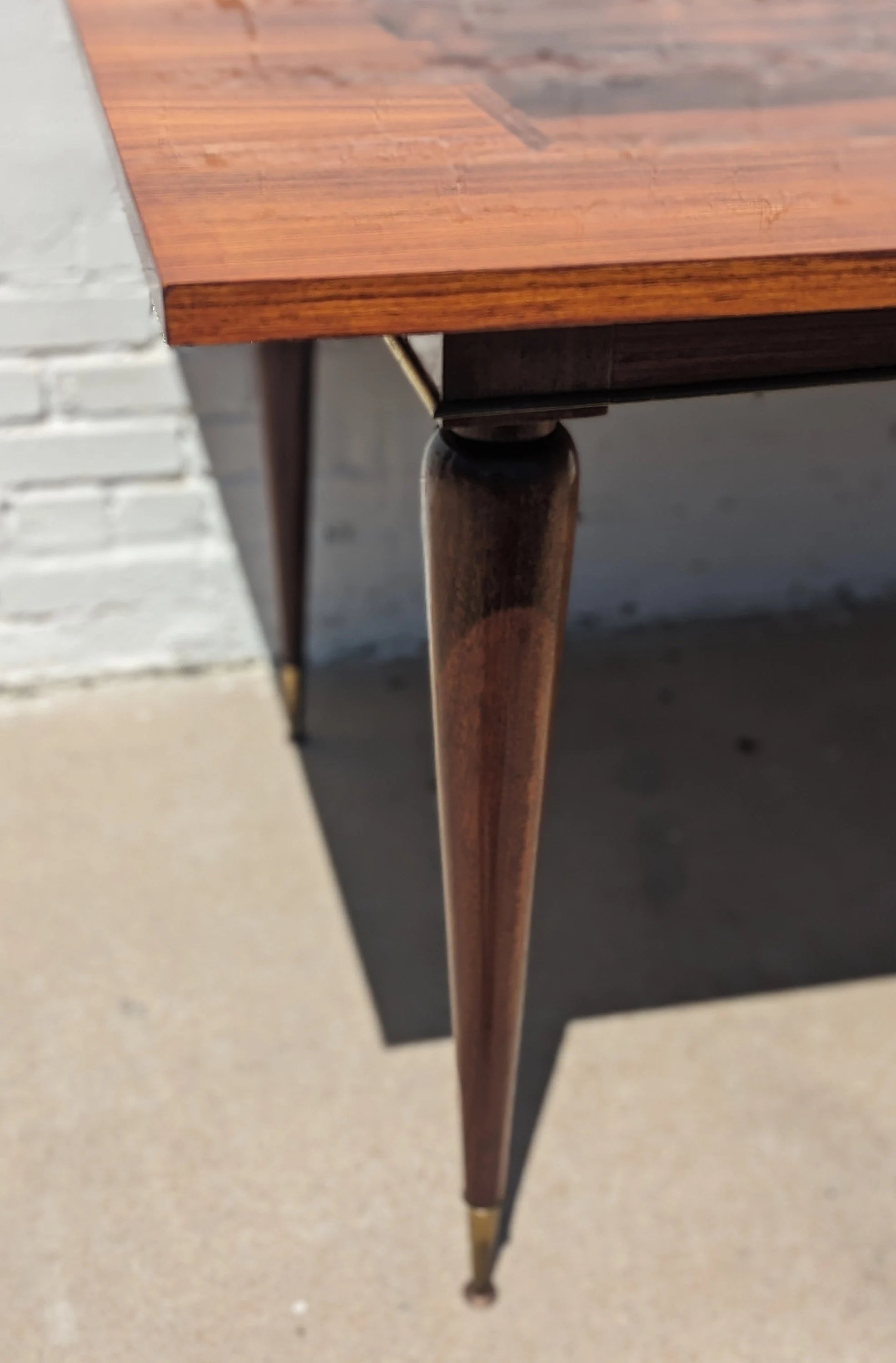 Mid-Century French Modern Lacquered Dining Table