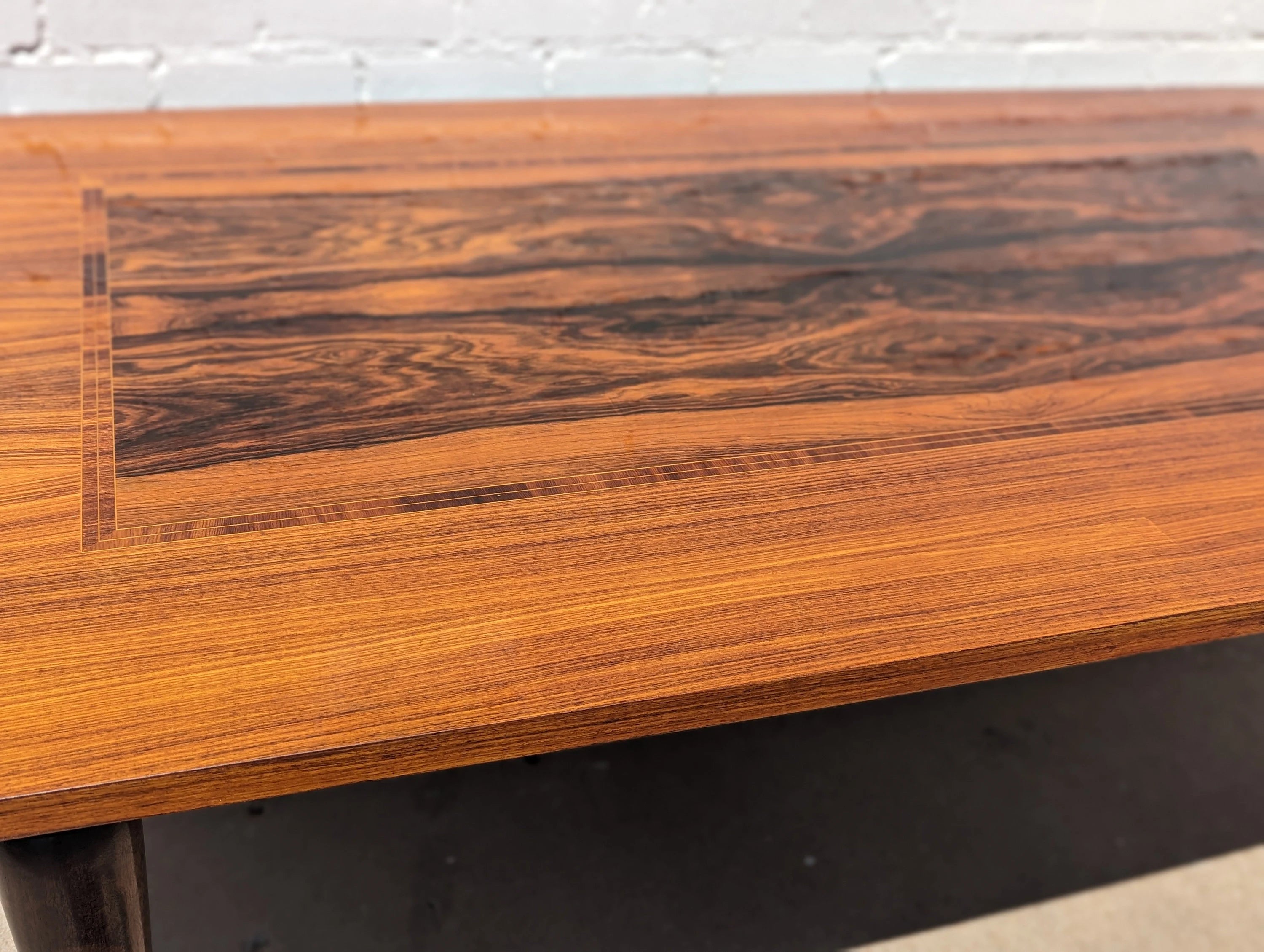 Mid-Century French Modern Lacquered Dining Table