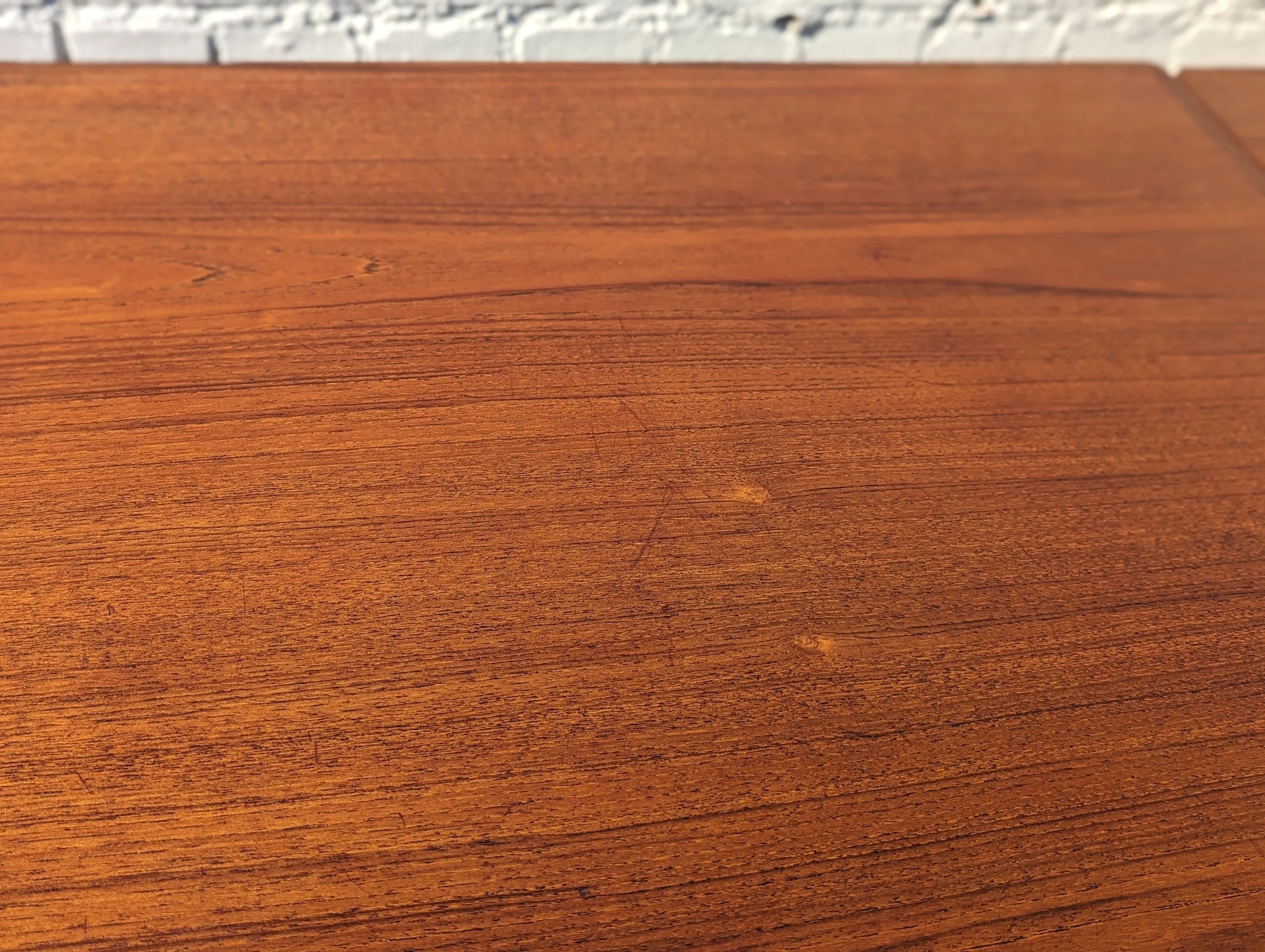 Mid Century Danish Modern Teak Extension Dining Table