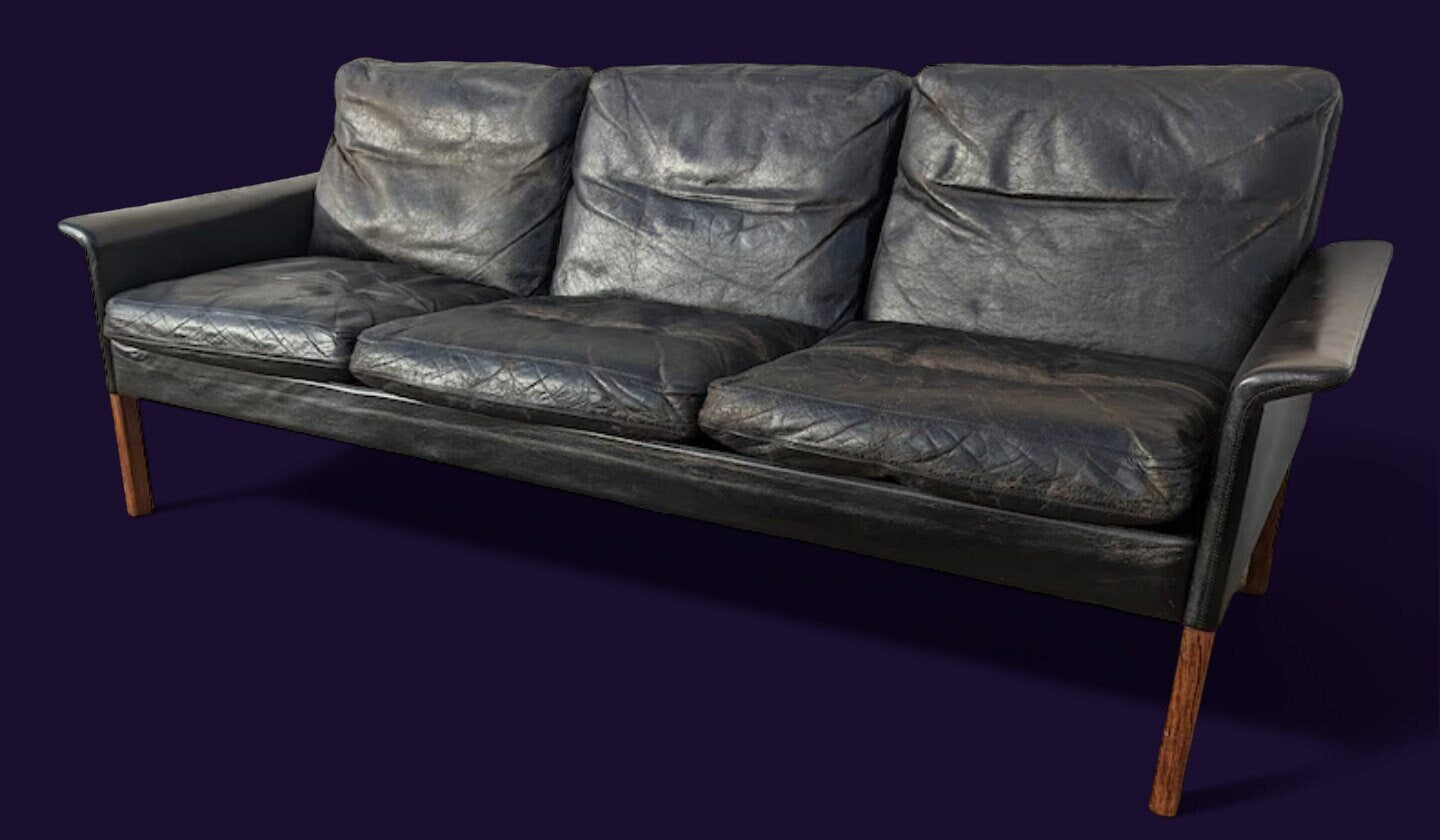 Mid Century Danish Modern Hans Olsen C/S Mobler Sofa