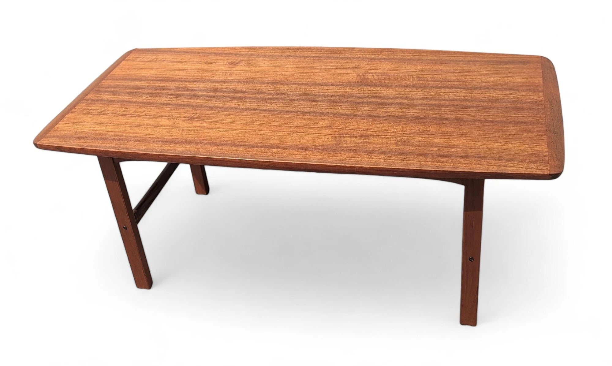 Mid-Century Danish Modern Teak Coffee Table by Alberts Tibro