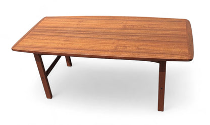 Mid-Century Danish Modern Teak Coffee Table by Alberts Tibro