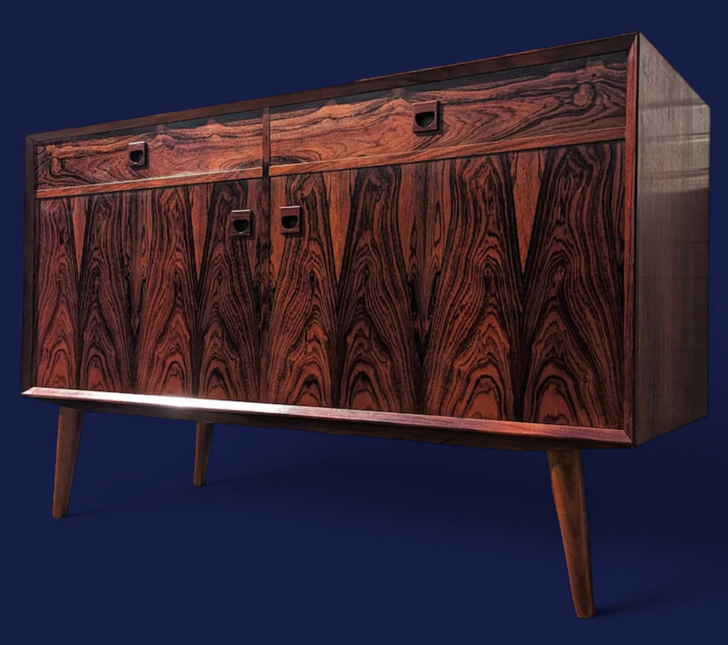 Mid Century Danish Modern Rosewood Cabinet