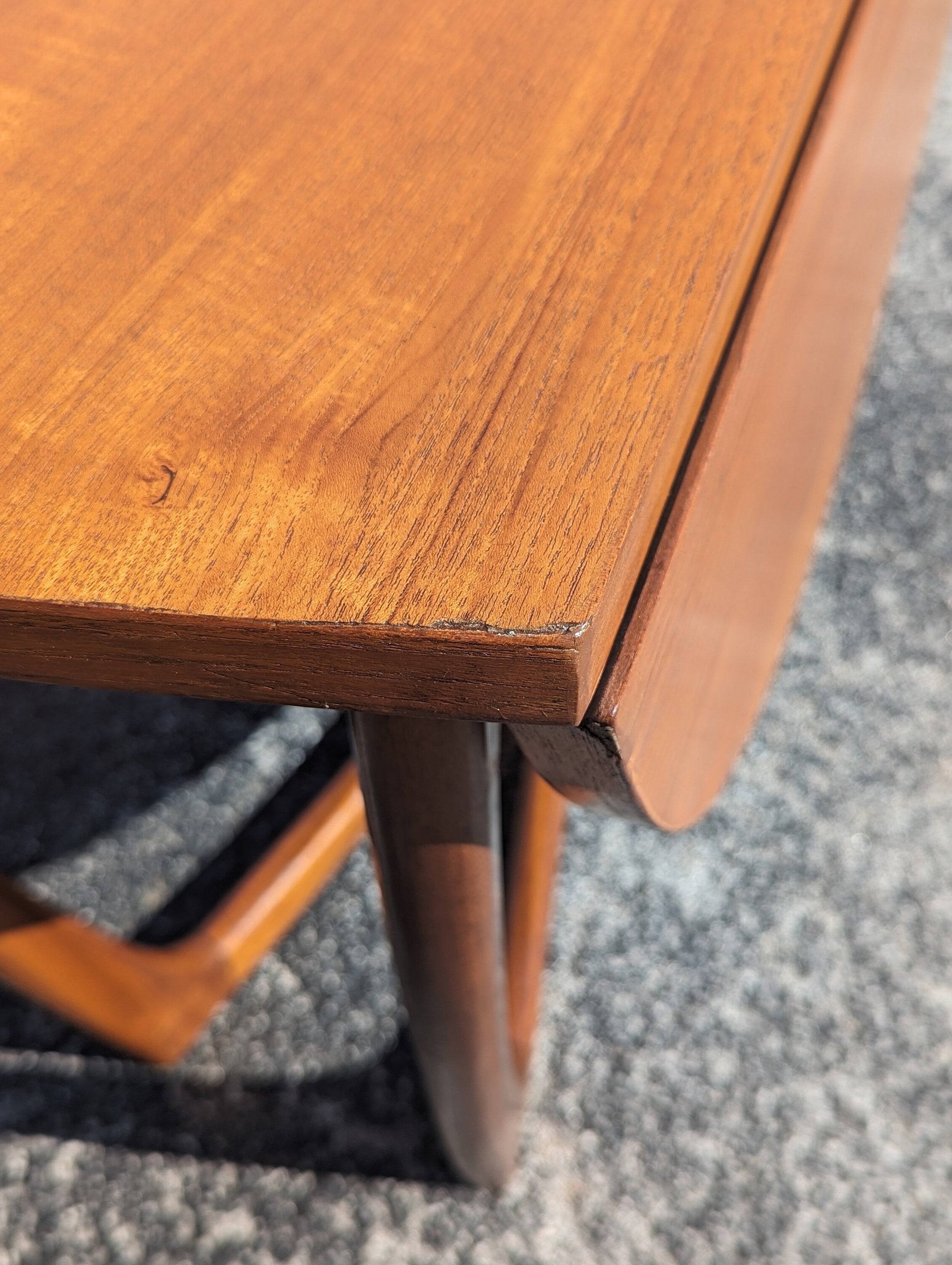 Mid Century Modern Beithcraft Gateleg Dining Table