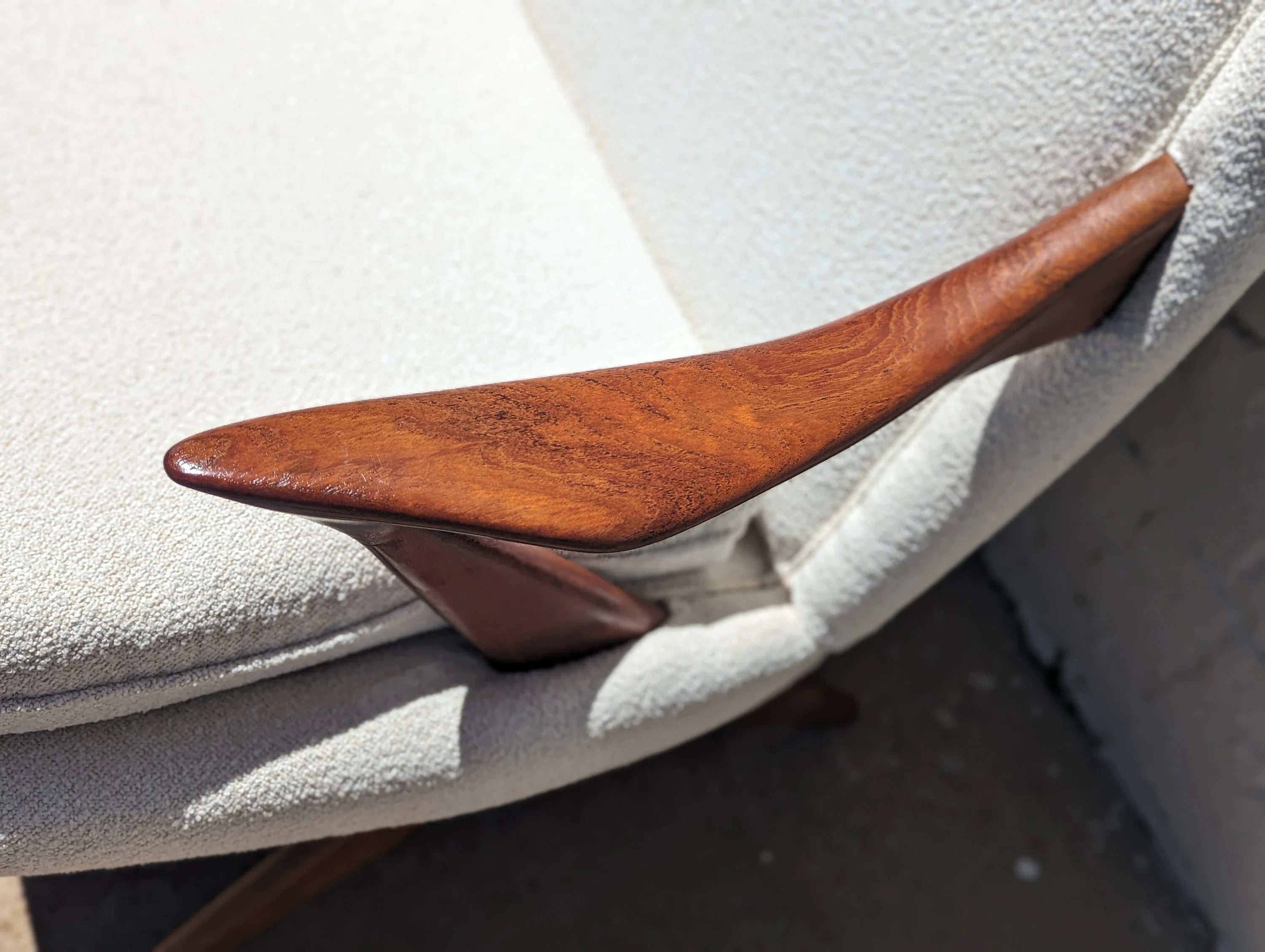 Mid-Century Danish Modern Scoop Sofa