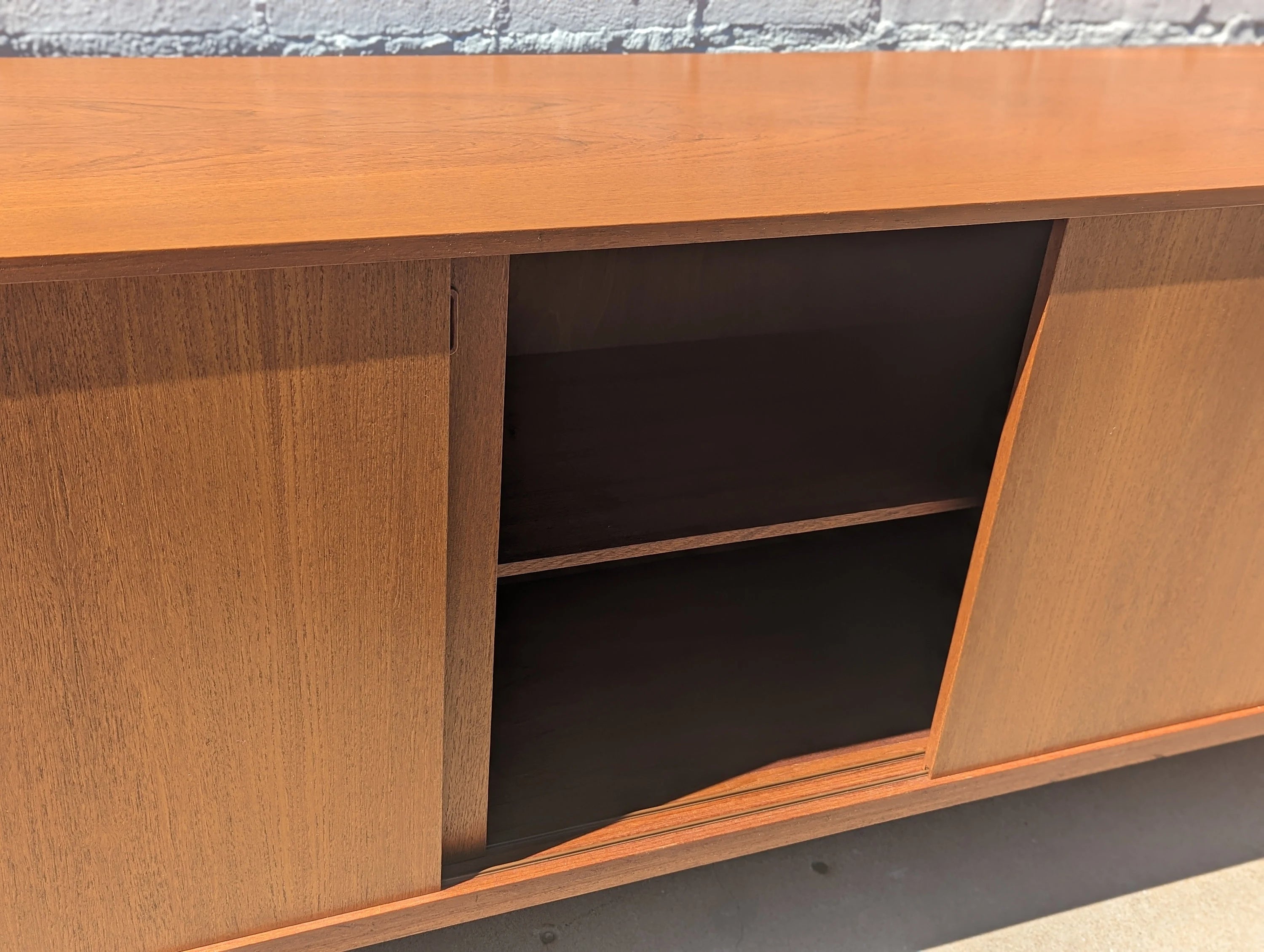 Mid Century Danish Modern Teak Credenza