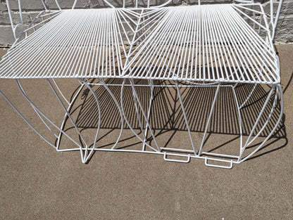 Mid Century Modern John Risley Steel Sculpture Bench