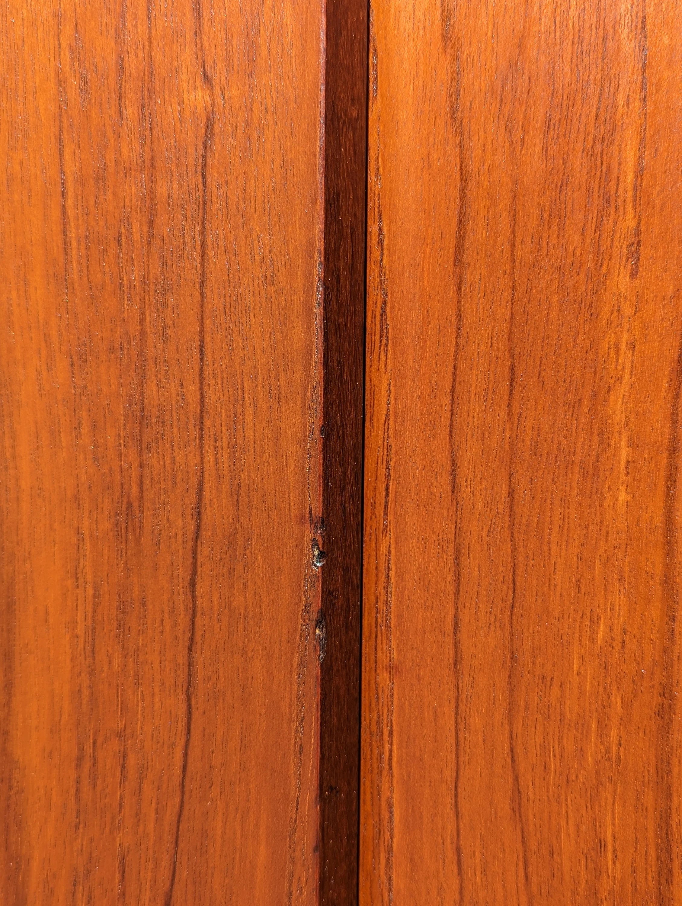 Mid Century Modern Danish Modern Teak Credenza In the Manner of Arne Vodder