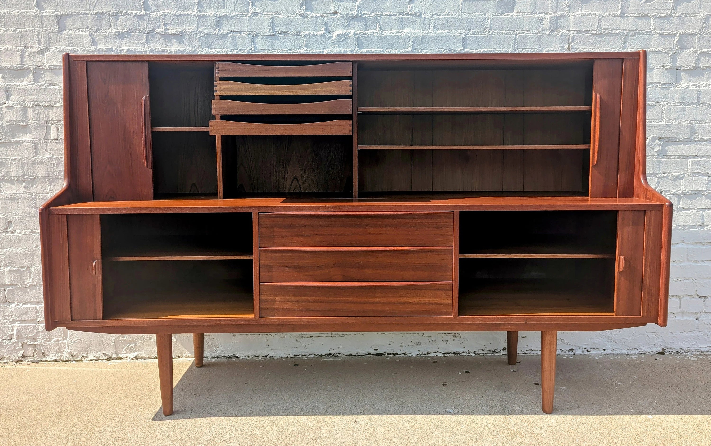 Mid Century Danish Modern Teak Cabinet by Kofod Larsen