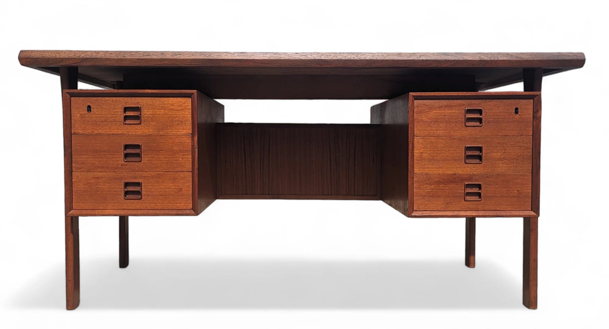 Mid Century Danish Modern Teak Desk