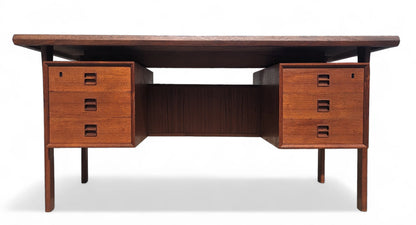 Mid Century Danish Modern Teak Desk