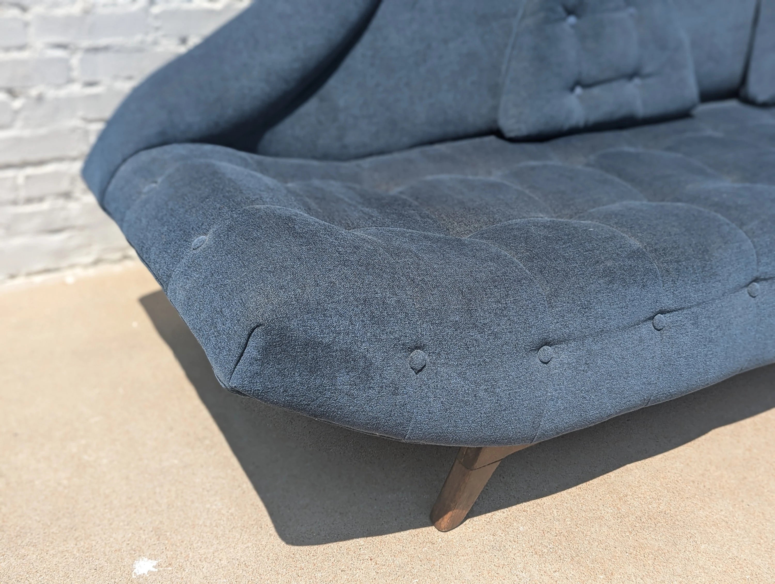 Mid Century Modern Gondola Sofa Inspired by Adrian Pearsall