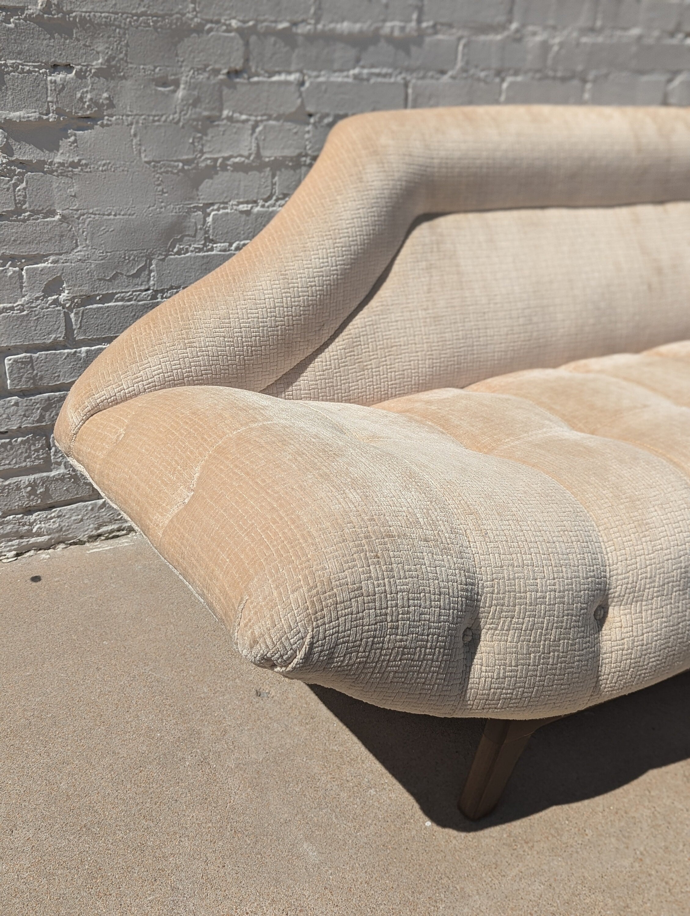 Mid Century Modern Adrian Pearsall Inspired Gondola Sofa