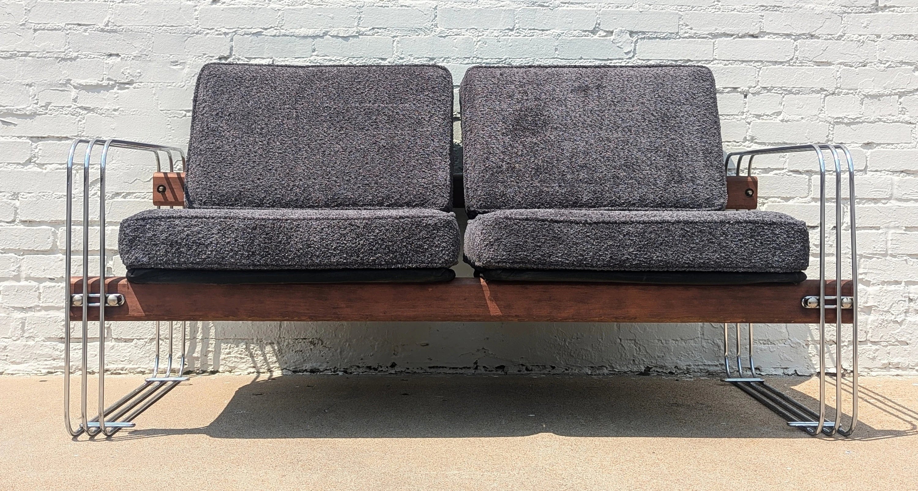 Mid Century Modern Ascona Loveseat by Heinz Meier for Landes