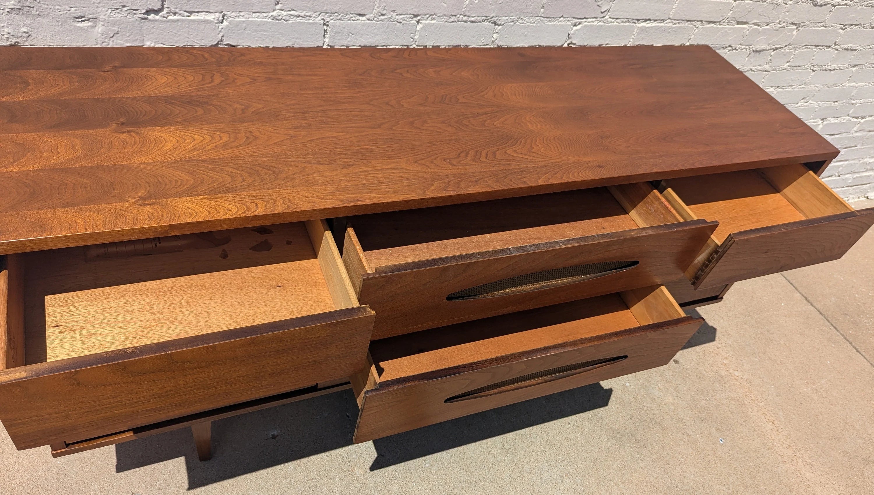 Mid Century Modern Real McCoy Walnut Dresser