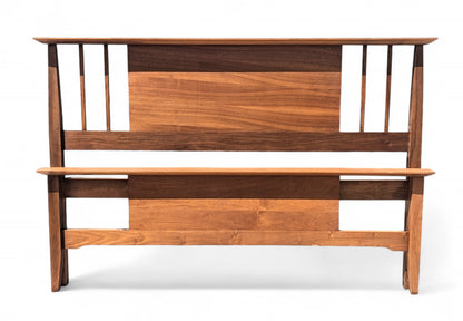 Mid Century Modern Real McCoy Walnut Headboard