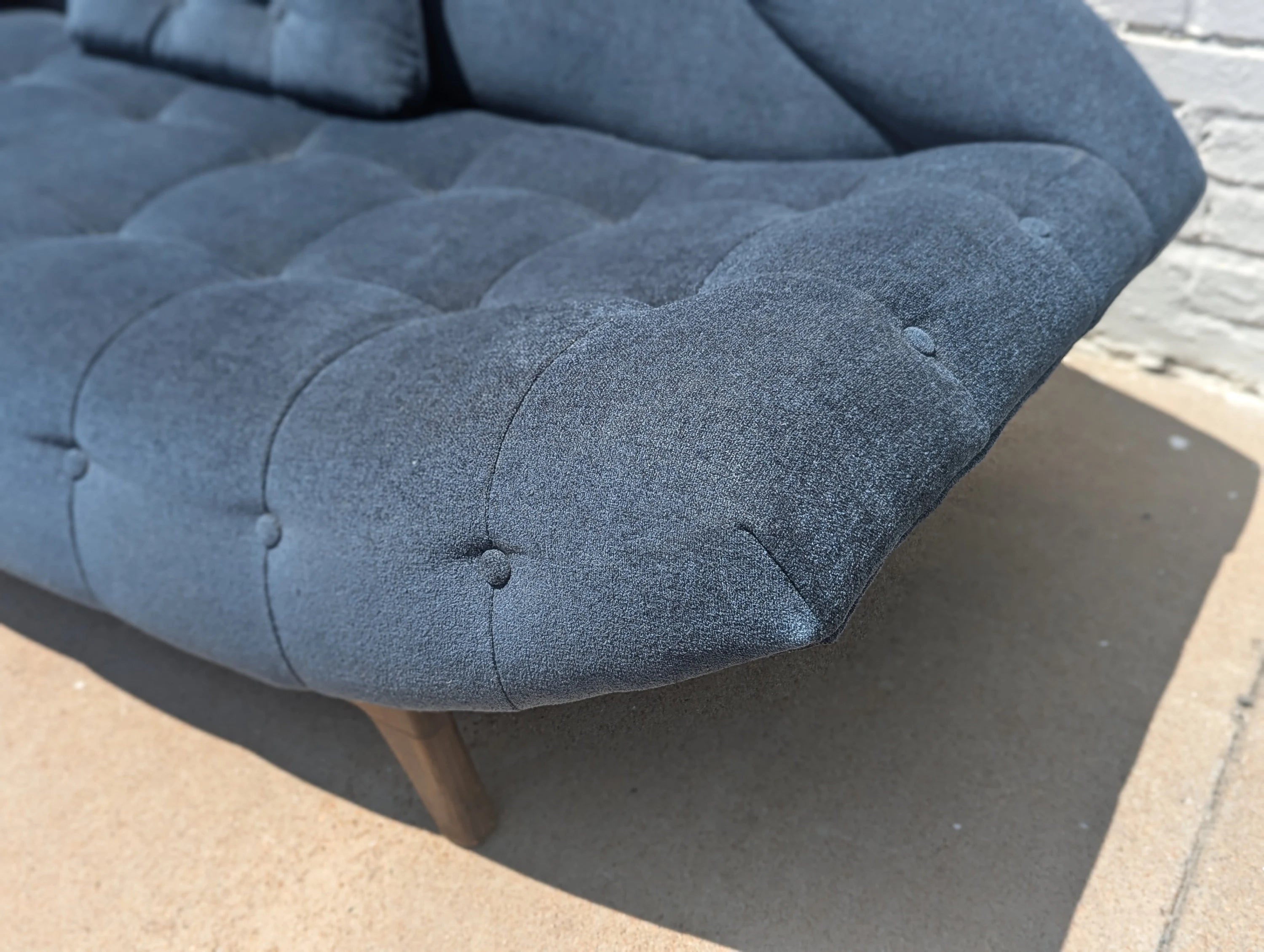 Mid Century Modern Gondola Sofa Inspired by Adrian Pearsall