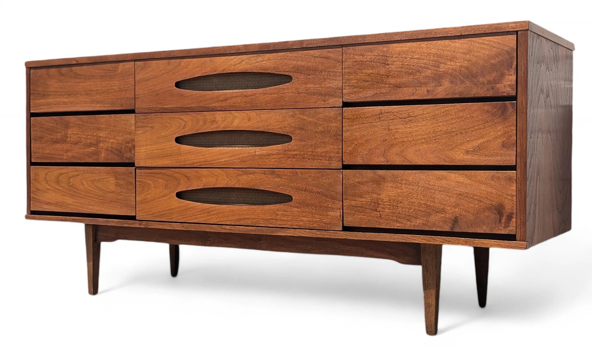 Mid Century Modern Real McCoy Walnut Dresser