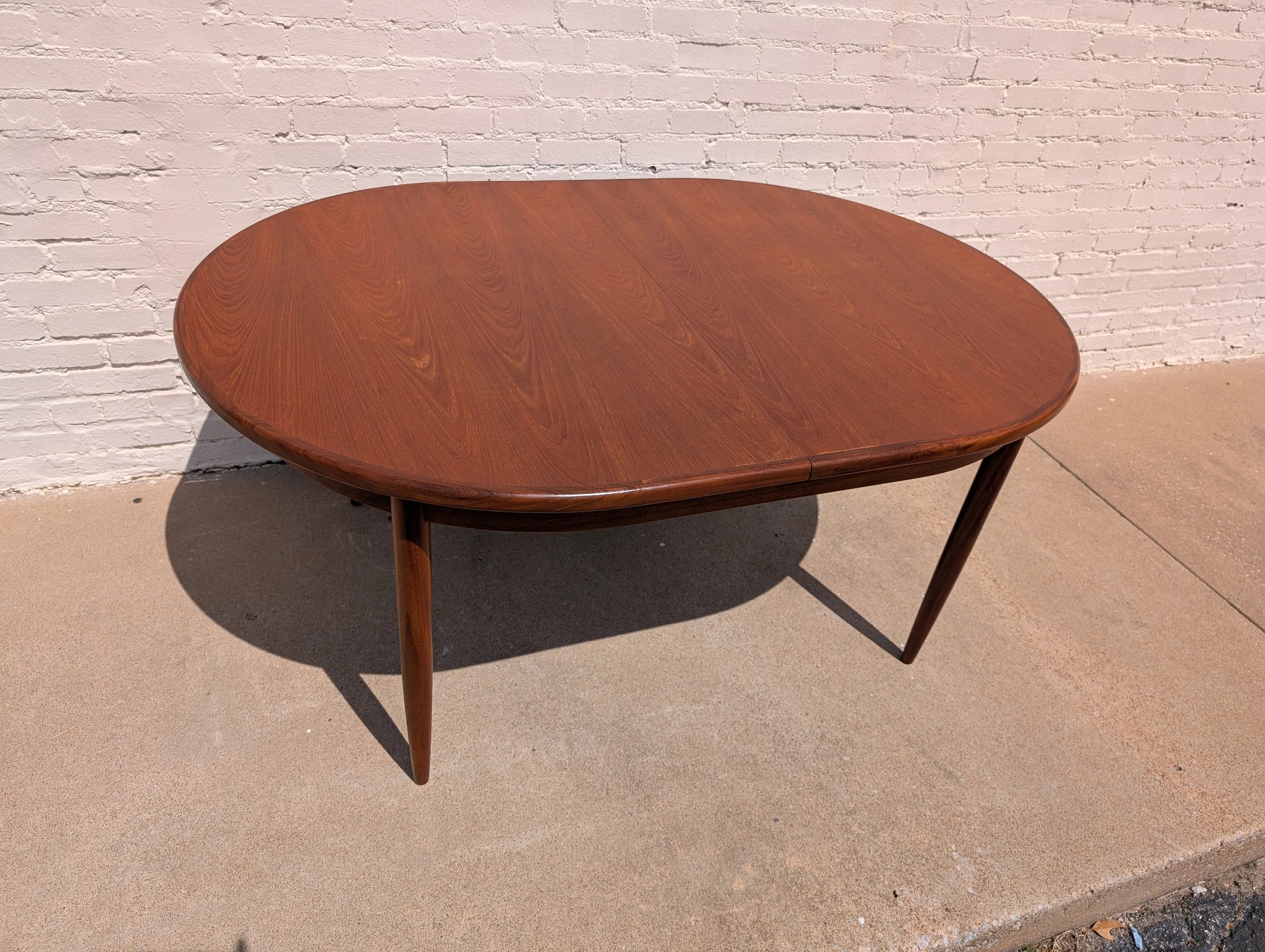 Mid Century Modern G Plan Butterfly Leaf Dining Table