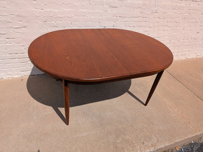Mid Century Modern G Plan Butterfly Leaf Dining Table