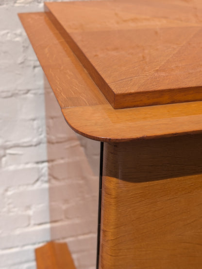 French Modern Lacquered Inlay Sideboard
