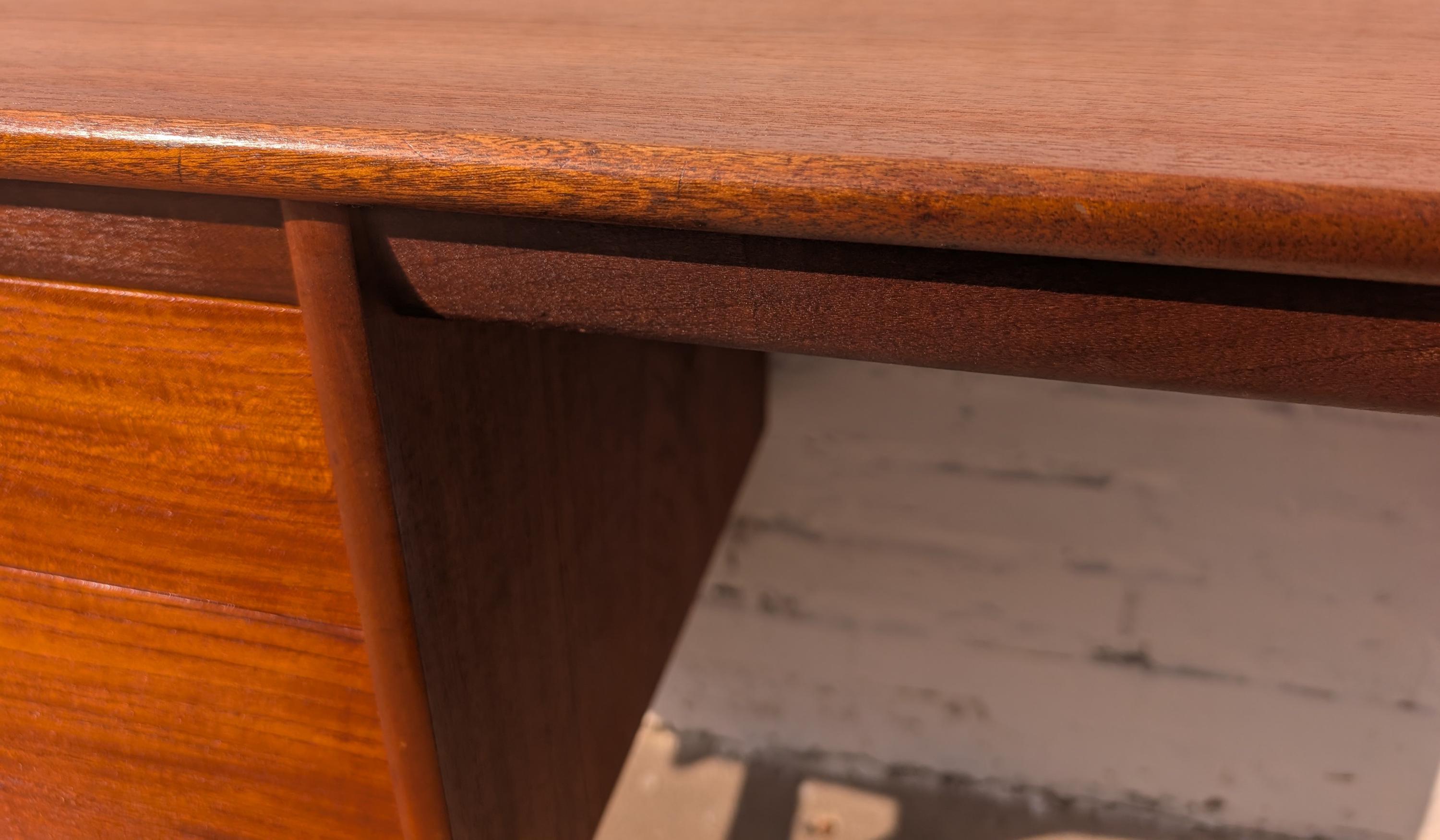 Mid Century English Modern Teak Vanity by Younger Co.