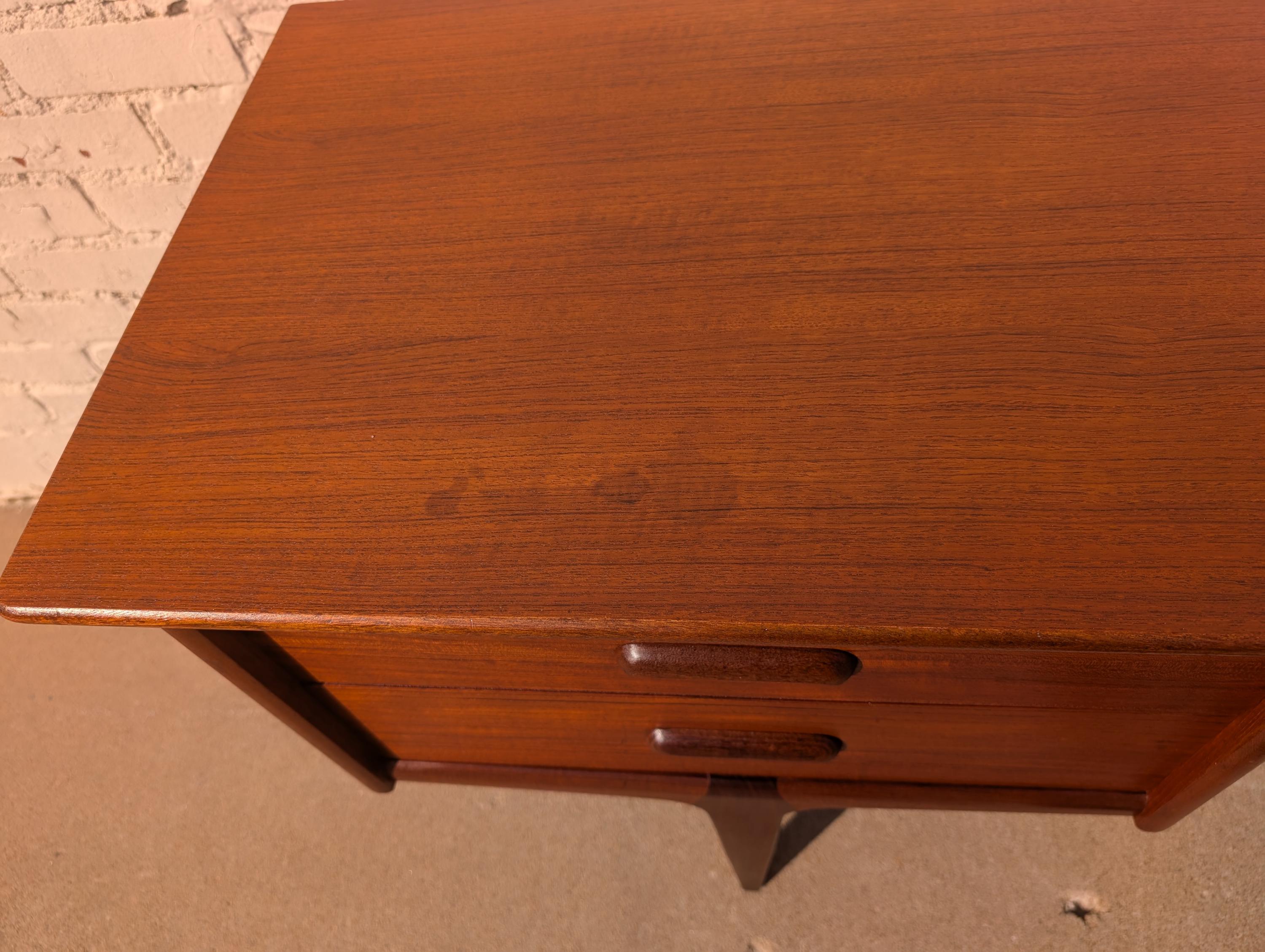Mid Century English Modern Teak Vanity by Younger Co.