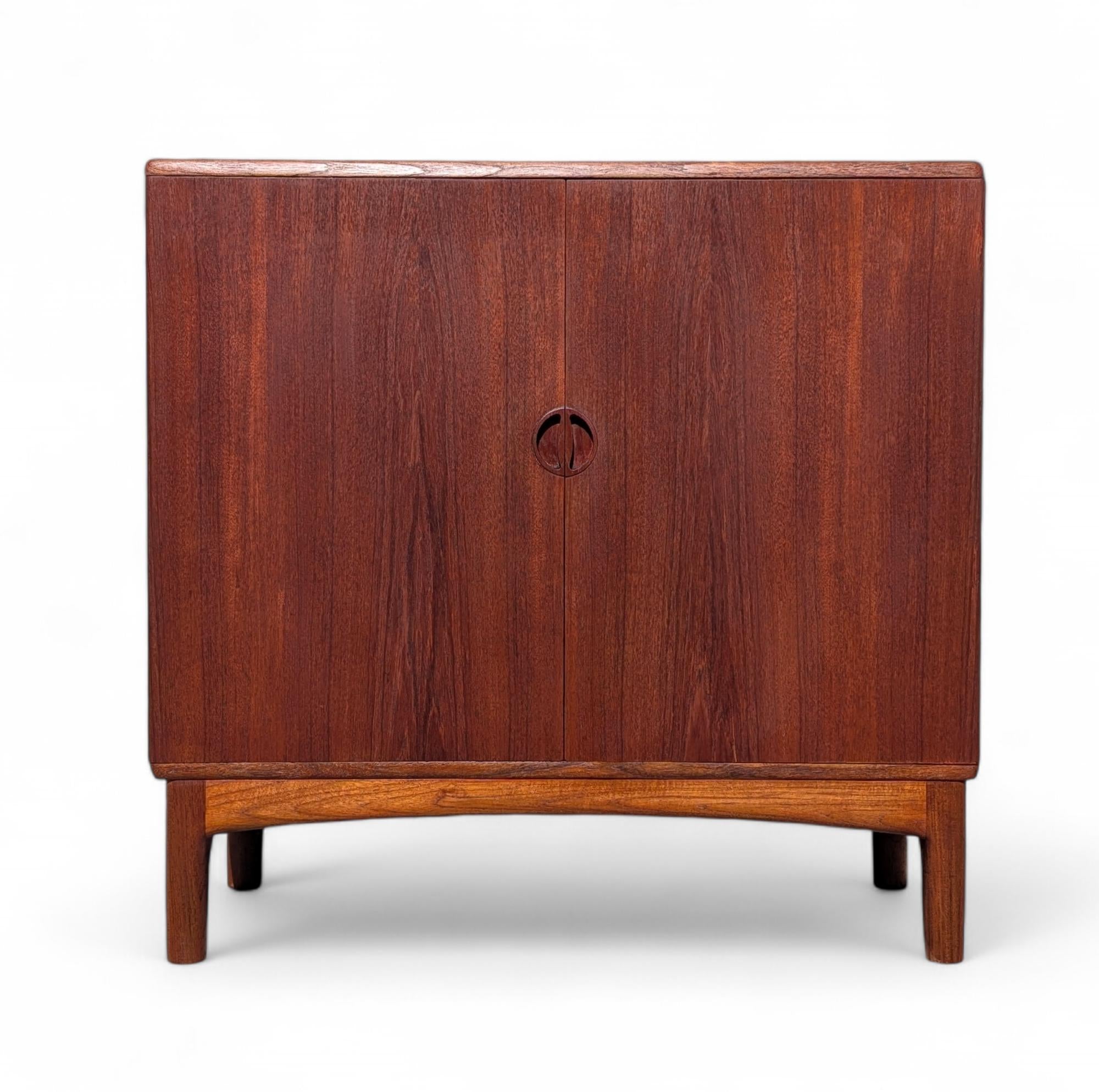 Mid Century Danish Modern Teak Cabinet by Dyrland