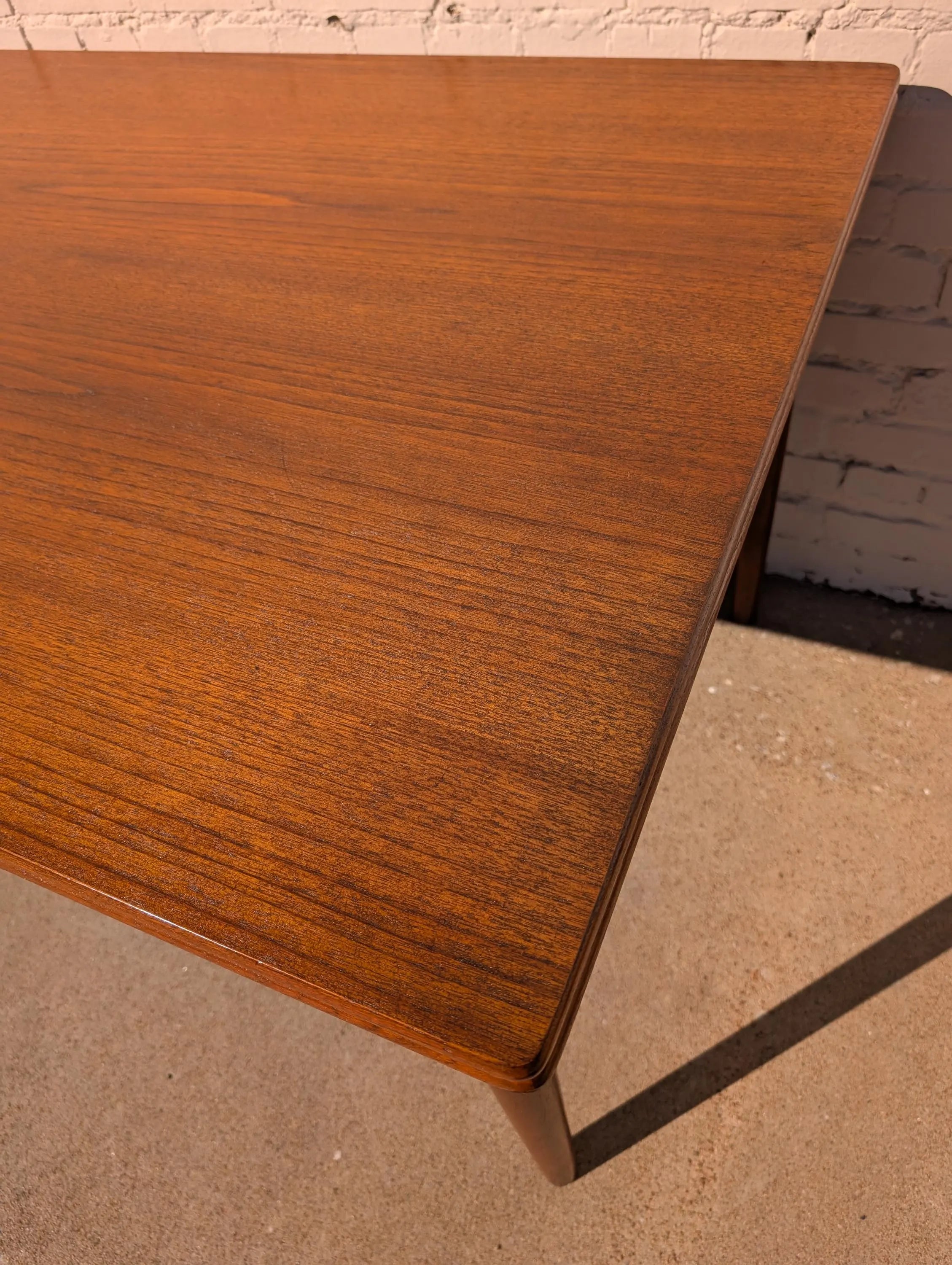 Mid Century Danish Modern Hans Wegner Teak Extendable Dining Table