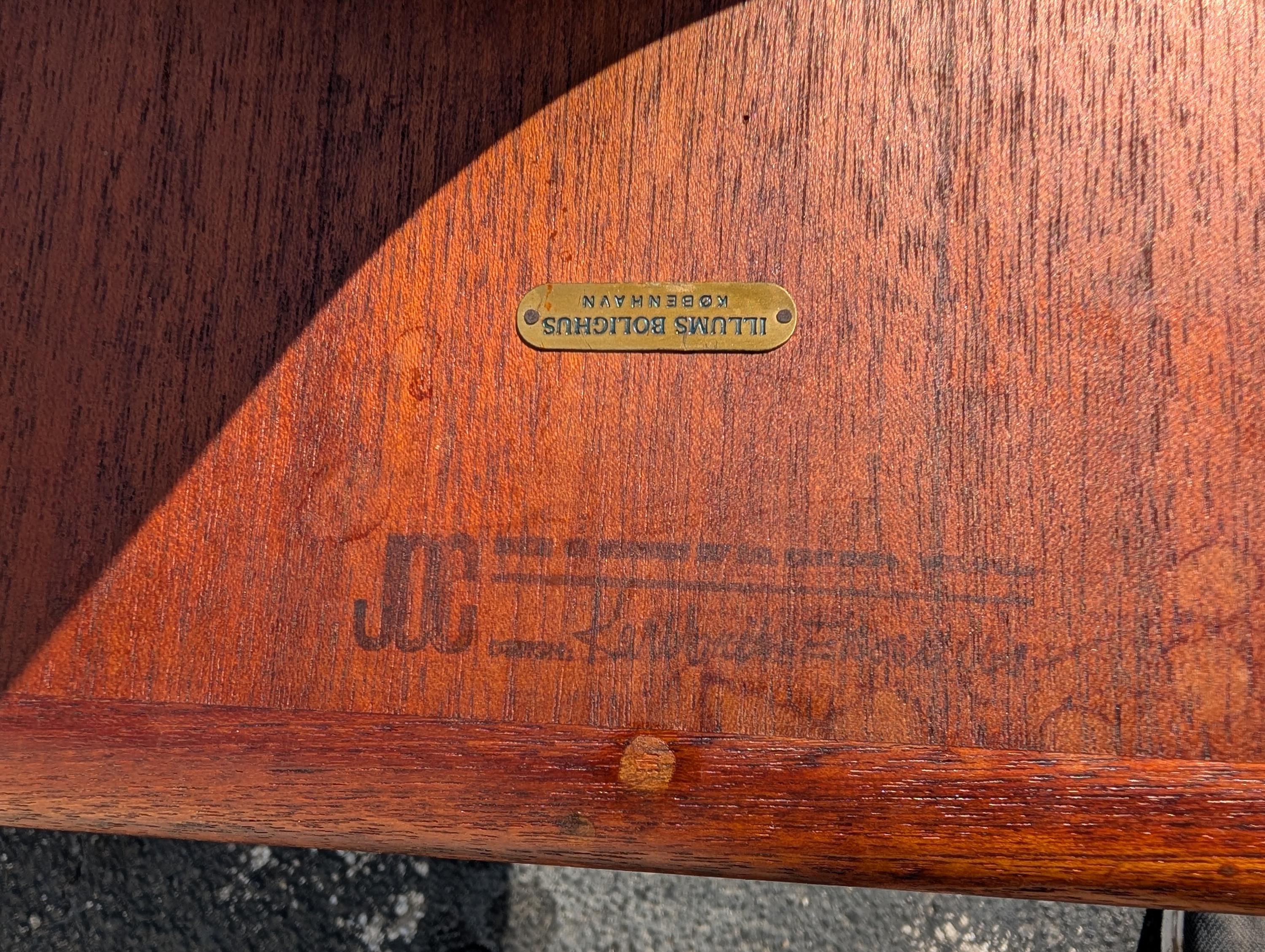 Mid Century Danish Modern Illums Bolighus Teak Coffee Table